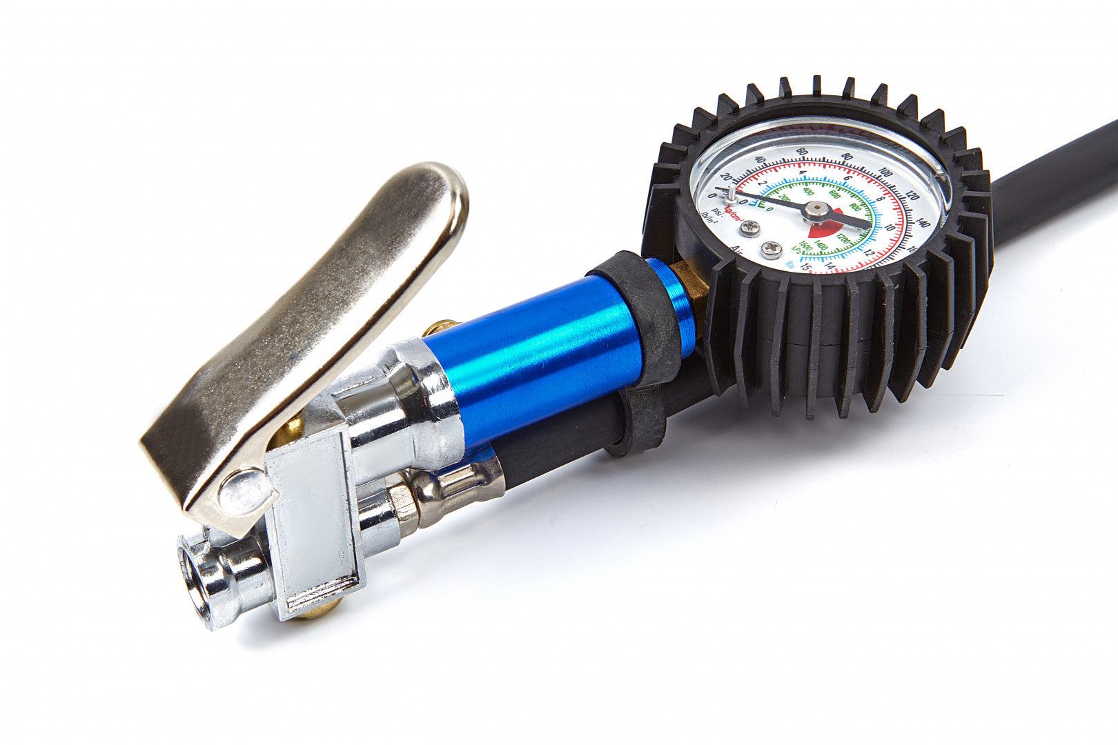 Pistola con manometro analogico per gonfiaggio pneumatici 0–15 bar 0–220 psi