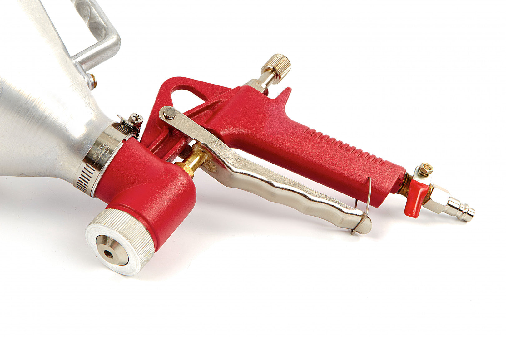 Pistola a spruzzo pneumatica per intonaco, verniciatura, 5 l, con 3 ugelli da 4,6 e 8mm