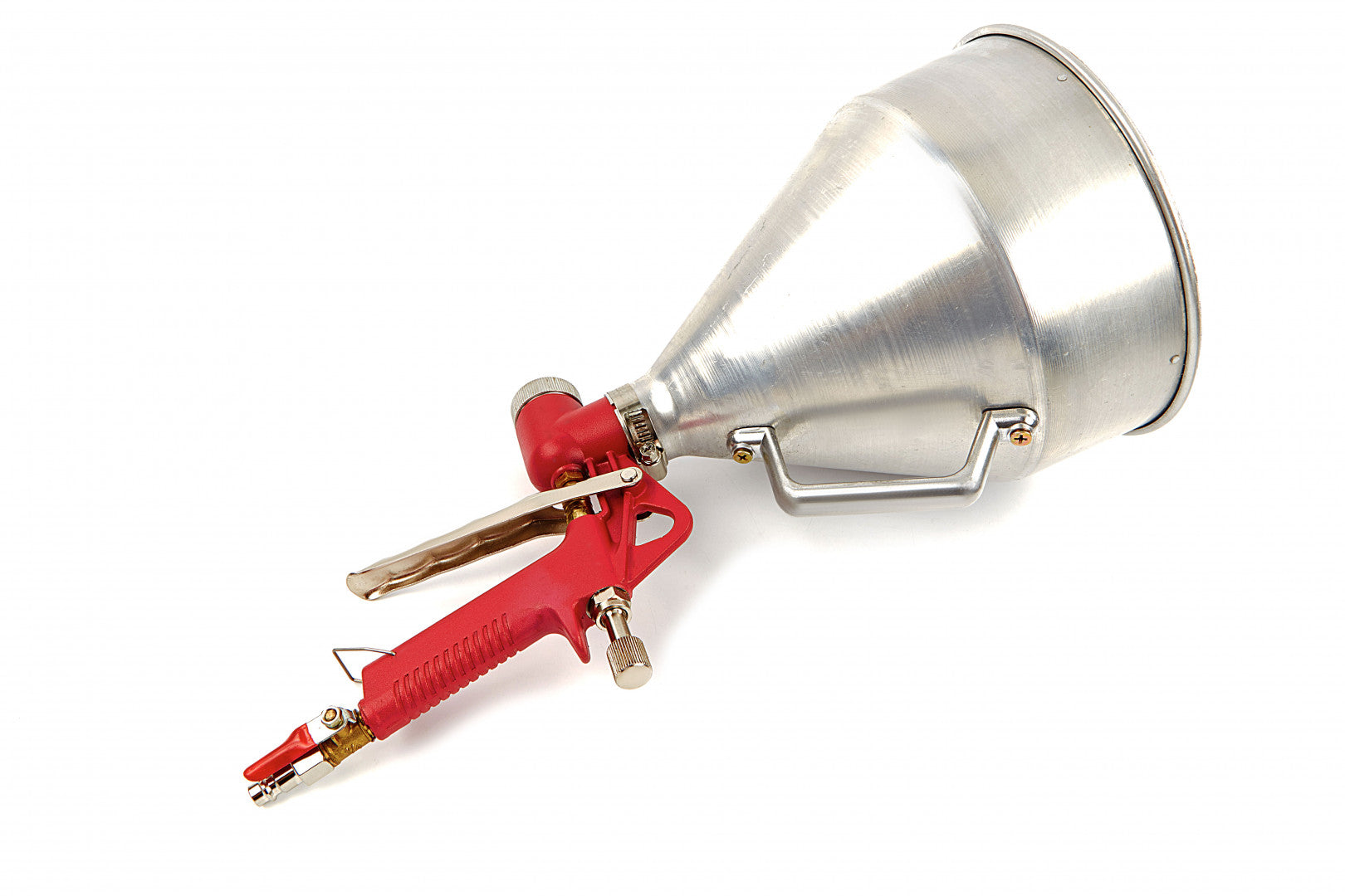 Pistola a spruzzo pneumatica per intonaco, verniciatura, 5 l, con 3 ugelli da 4,6 e 8mm