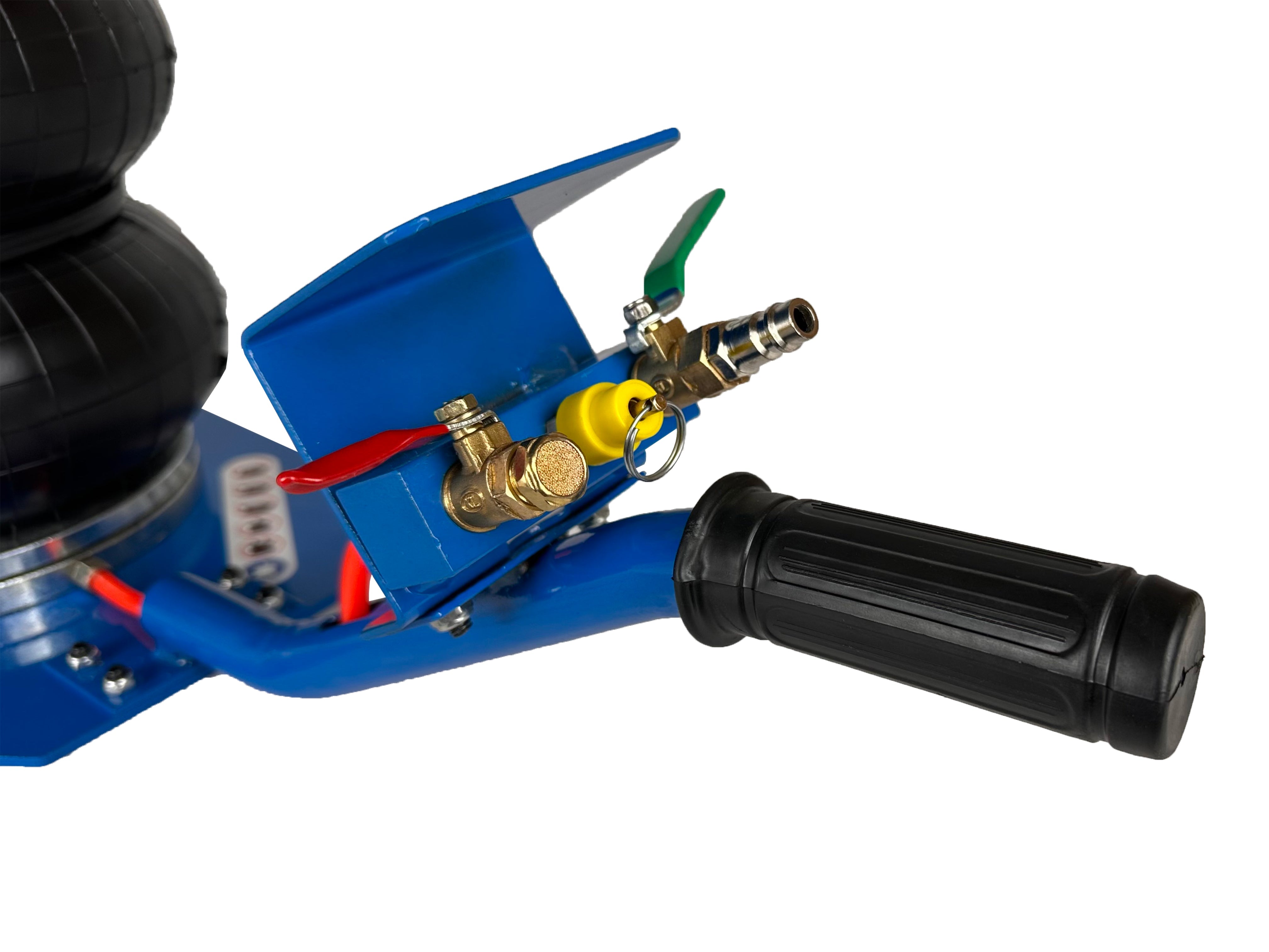 Cric ad aria compressa, 3,5 tonnellate/3500 kg, cric airbag, cric pneumatico da sollevamento pneumatico con maniglia corta per auto, garage, sollevamento 14,5-40 cm, Gebo Tools