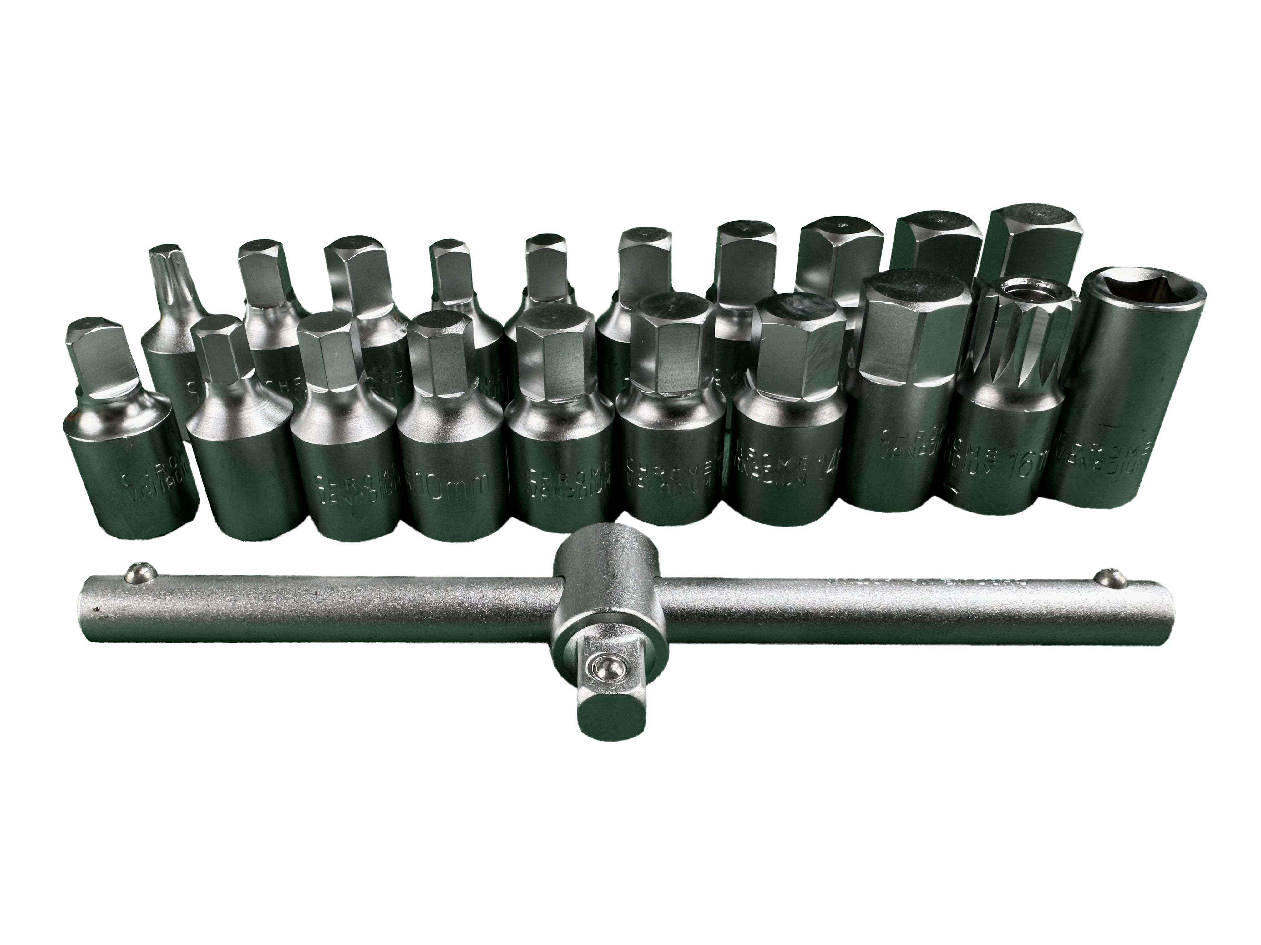 Set chiavi bussole set olio tappo di scarico noci 21 pezzi, set di chiavi a bussola per coppa dell'olio, attrezzi per auto e autocarri officina, Gebo Tools