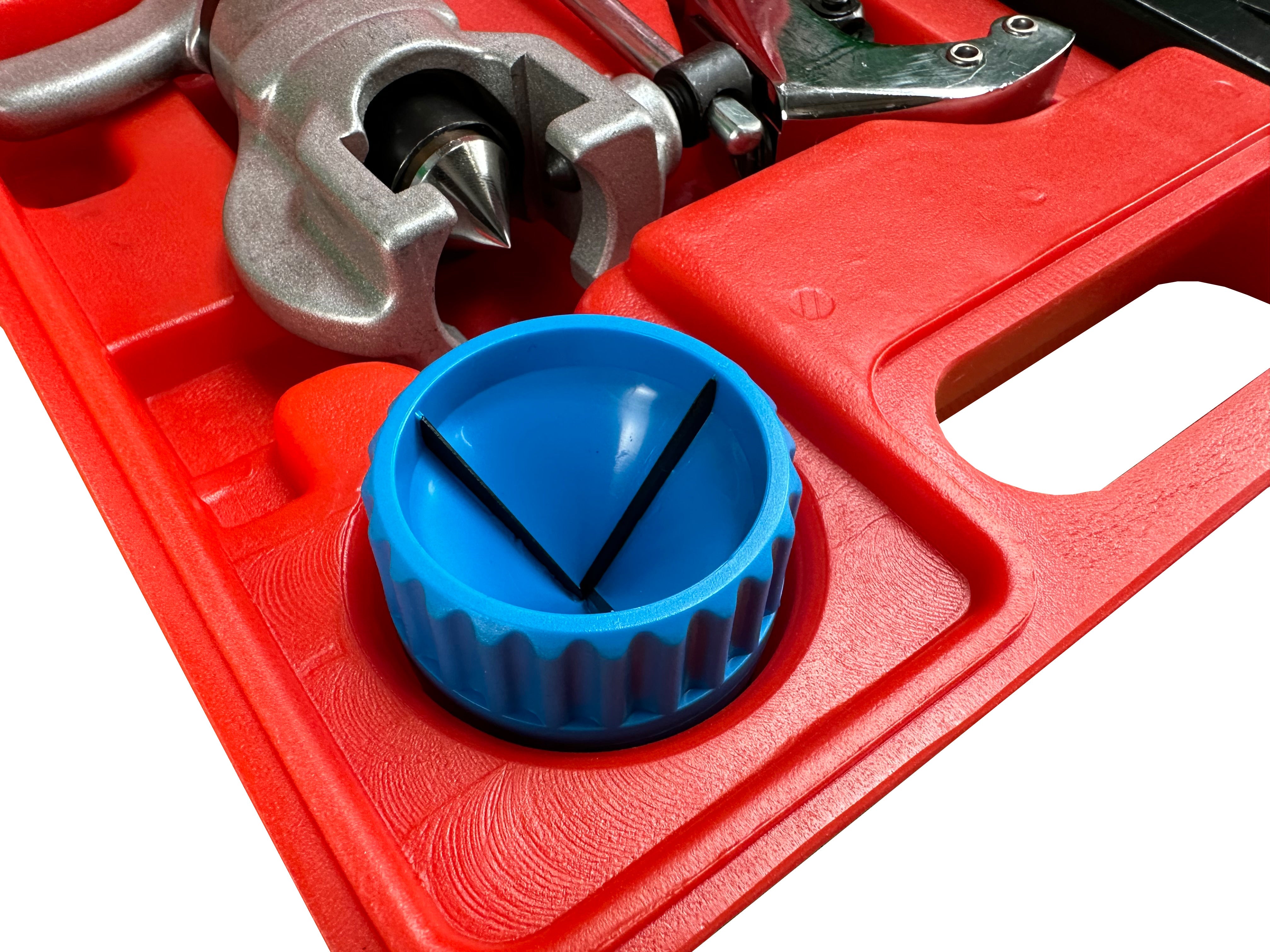 Kit bordatura, svasatura di tubi freno e tubi, set di attrezzi per l'espansione di tubazioni dei freni, ideale per sistemi di frenatura idraulici, Gebo Tools