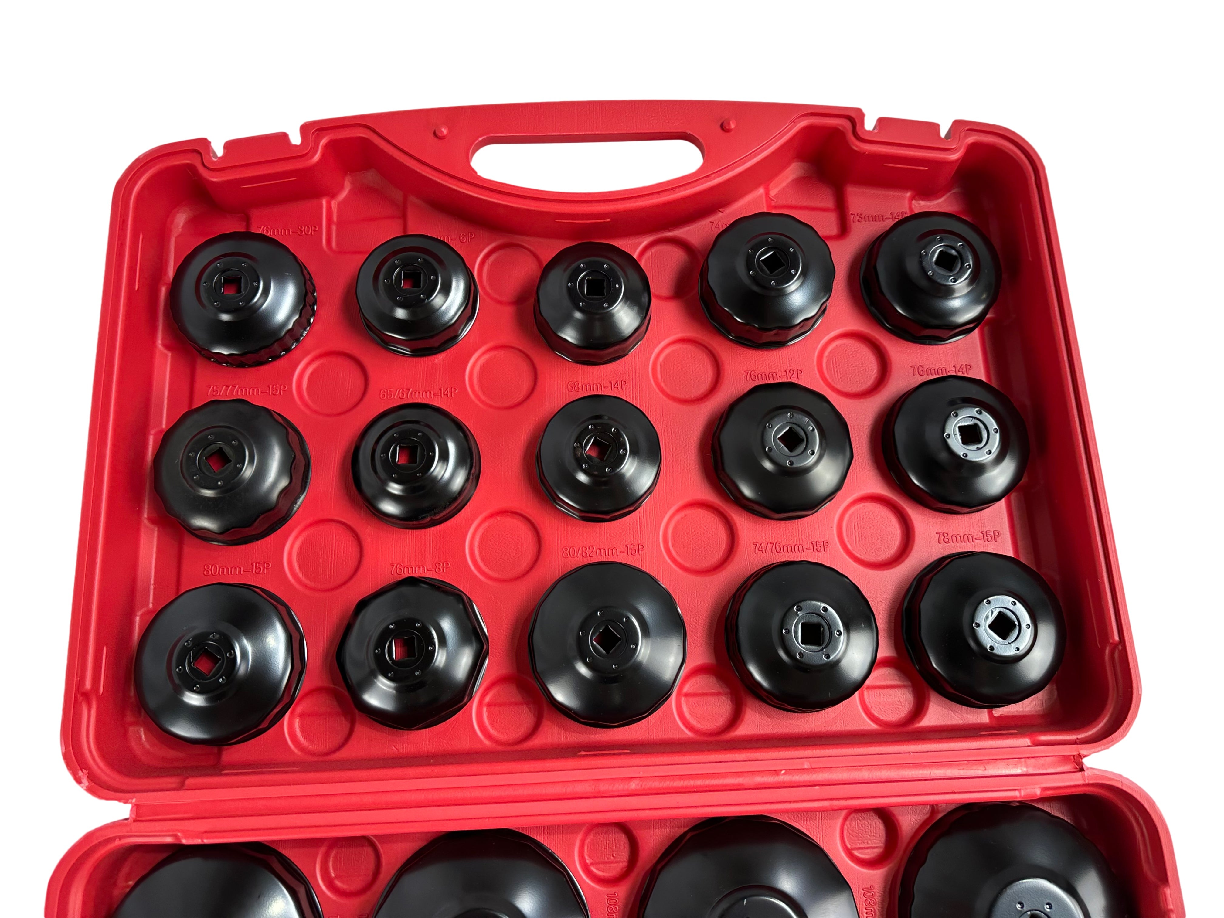 Set chiavi a tazza per filtro olio, chiave a ragno 30 pezzi, chiavi coppe smontare filtri auto, Gebo Tools