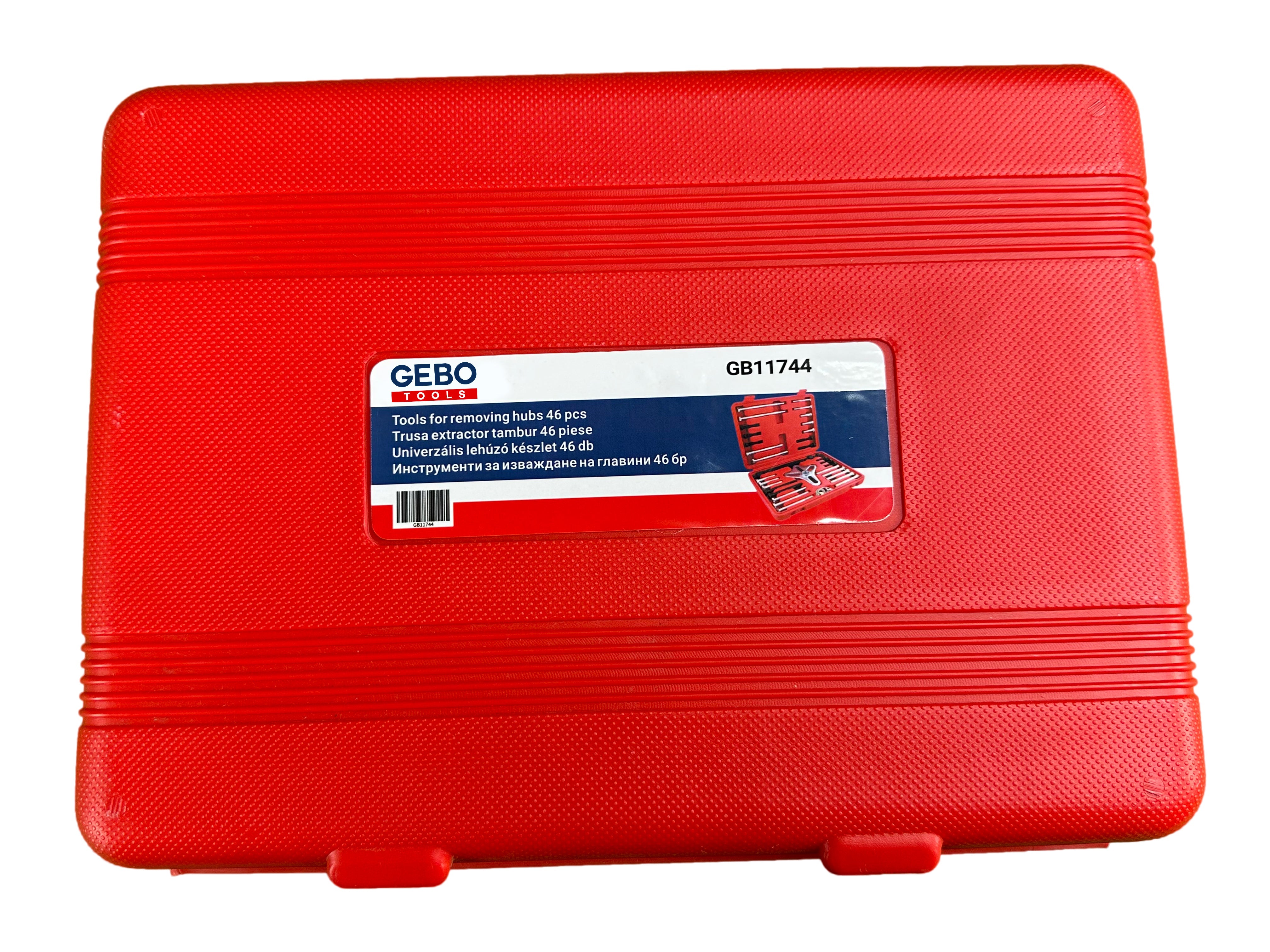 Estrattore tamburi freno, pressore albero trasmissione, 46 pezzi, Gebo Tools