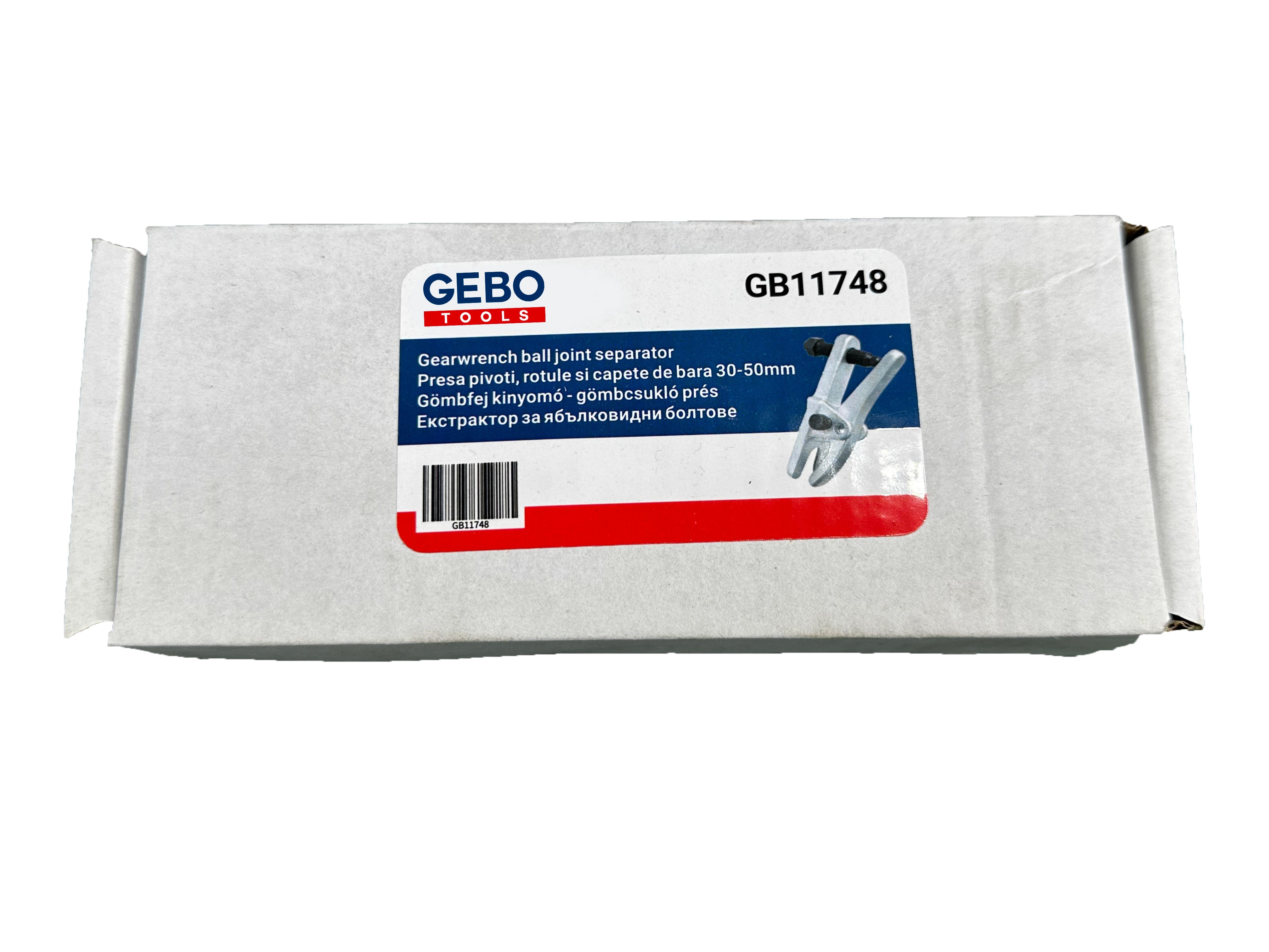 Estrattore giunti sferici, estrattore per giunti a sfera, estrattori testine tiranti sterzo, rimozione del giunto sferico, 30-50 mm, Gebo Tools