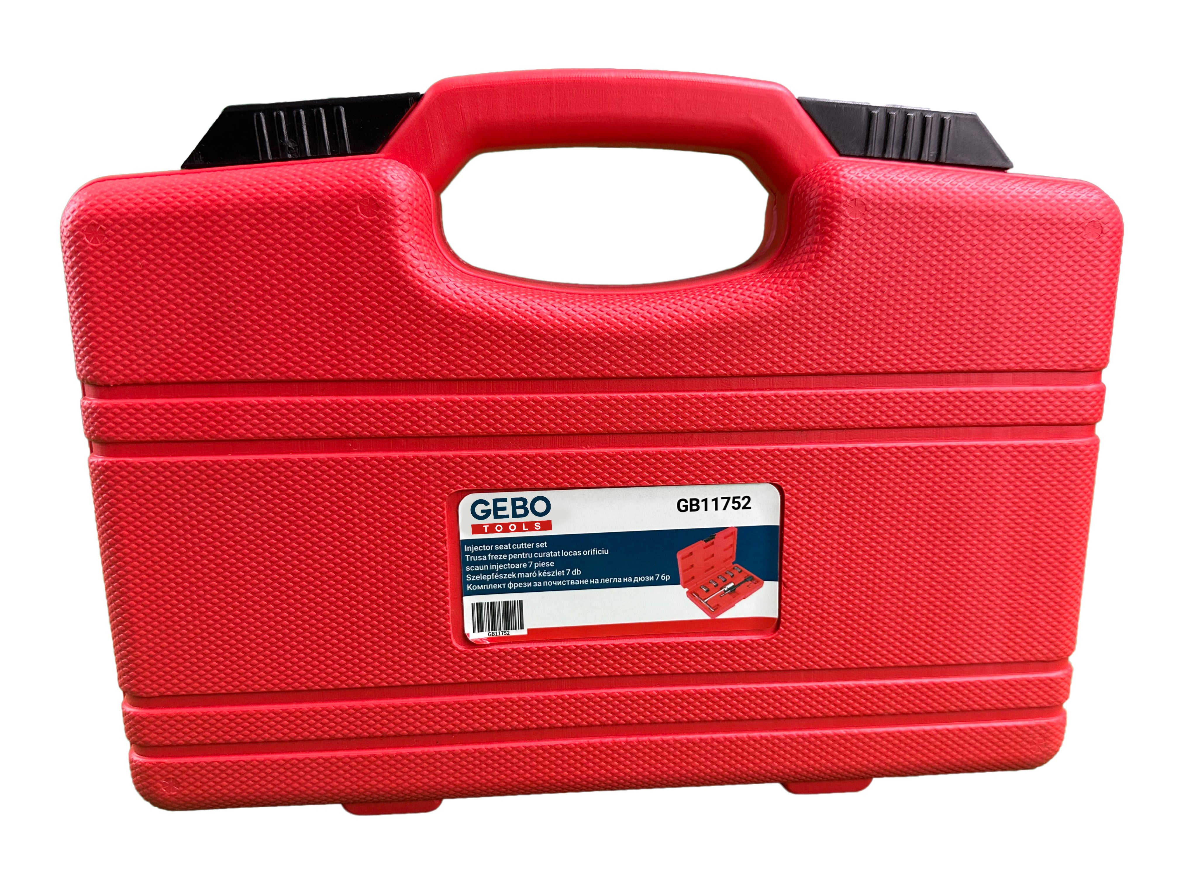 Set professionale 7 pezzi per sedi di iniettori diesel, strumento per la rimozione del carbonio, kit frese per la pulizia interna sedi iniettori, Gebo Tools