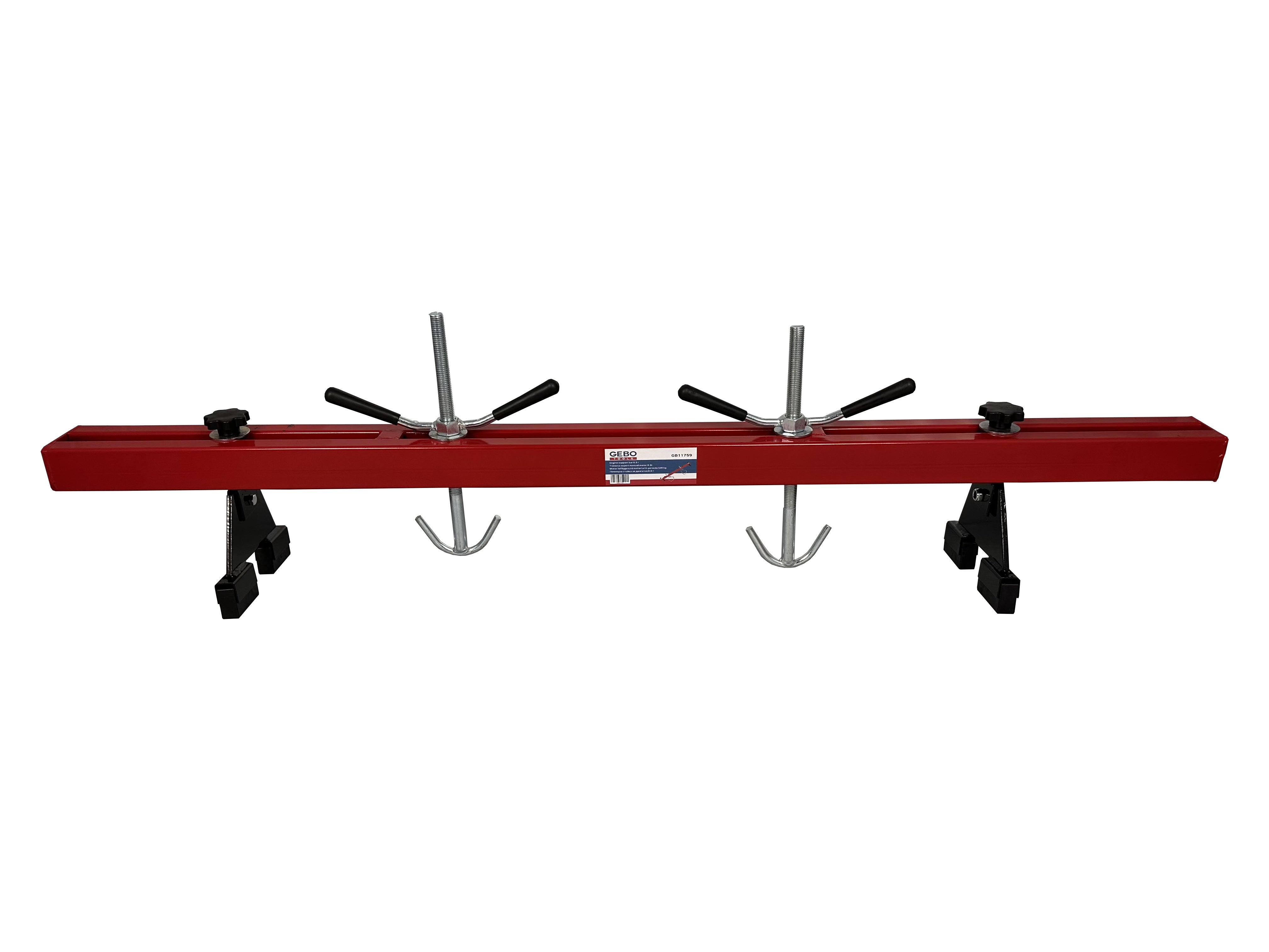 Ponte motore con portata max di 500 kg, traversa per sollevamento per riparazioni di motori, barra traversa supporto manuale motore ponte motore, Gebo Tools