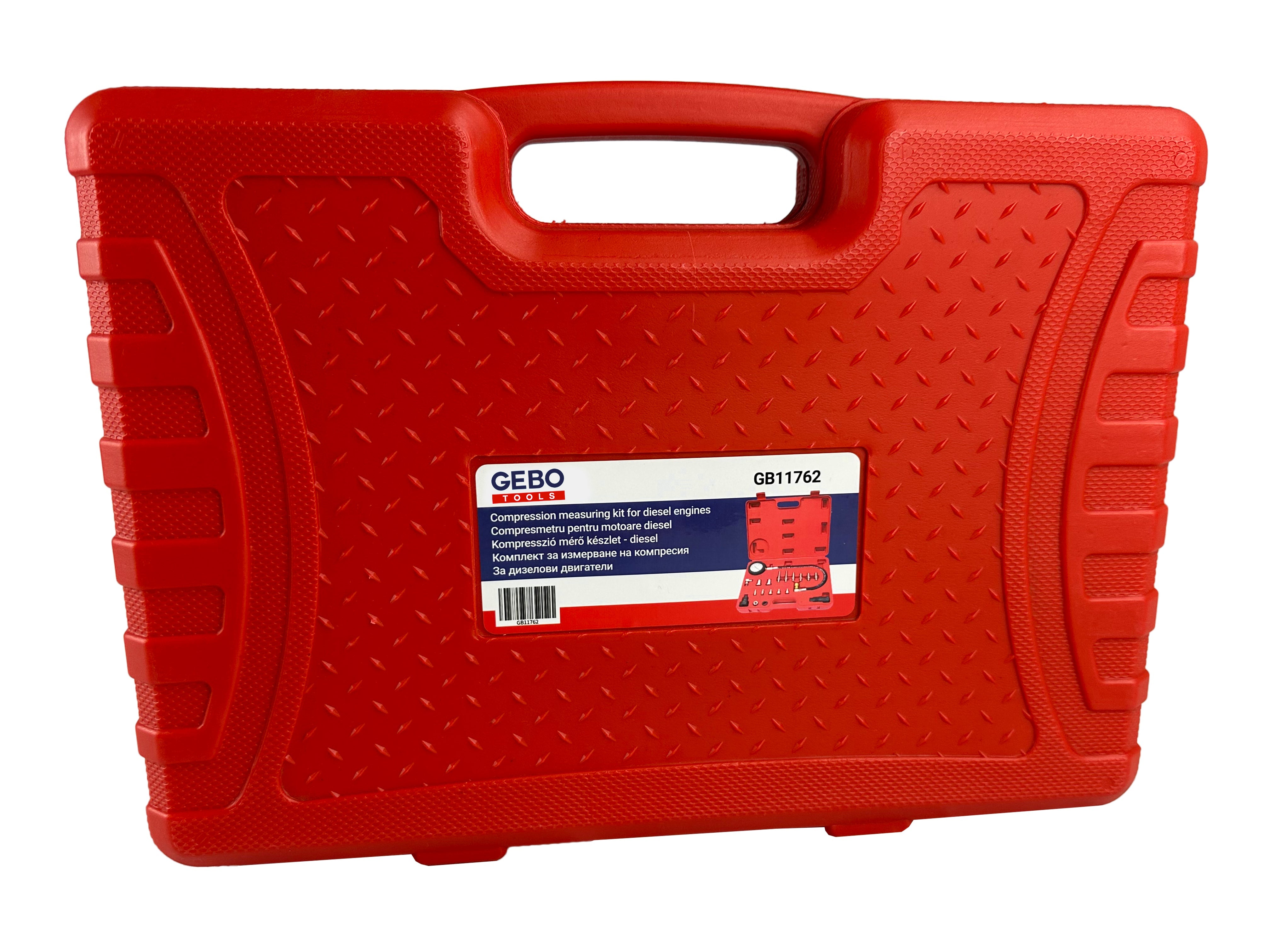 Kit di strumenti tester per compressione, motore diesel, per auto, 0-70 bar, manometro di compressione, strumento diagnostica cilindro, Gebo Tools