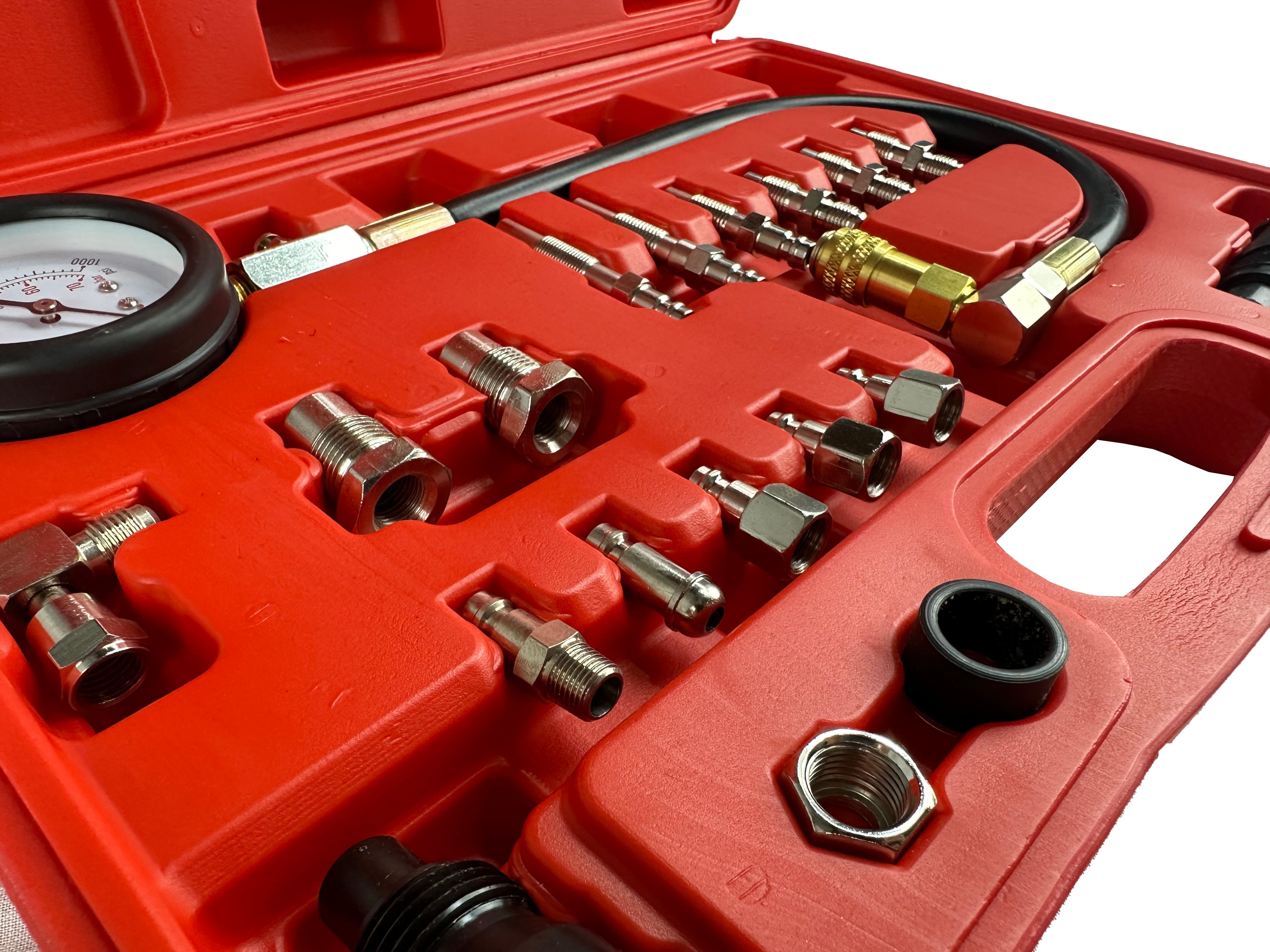 Kit di strumenti tester per compressione, motore diesel, per auto, 0-70 bar, manometro di compressione, strumento diagnostica cilindro, Gebo Tools