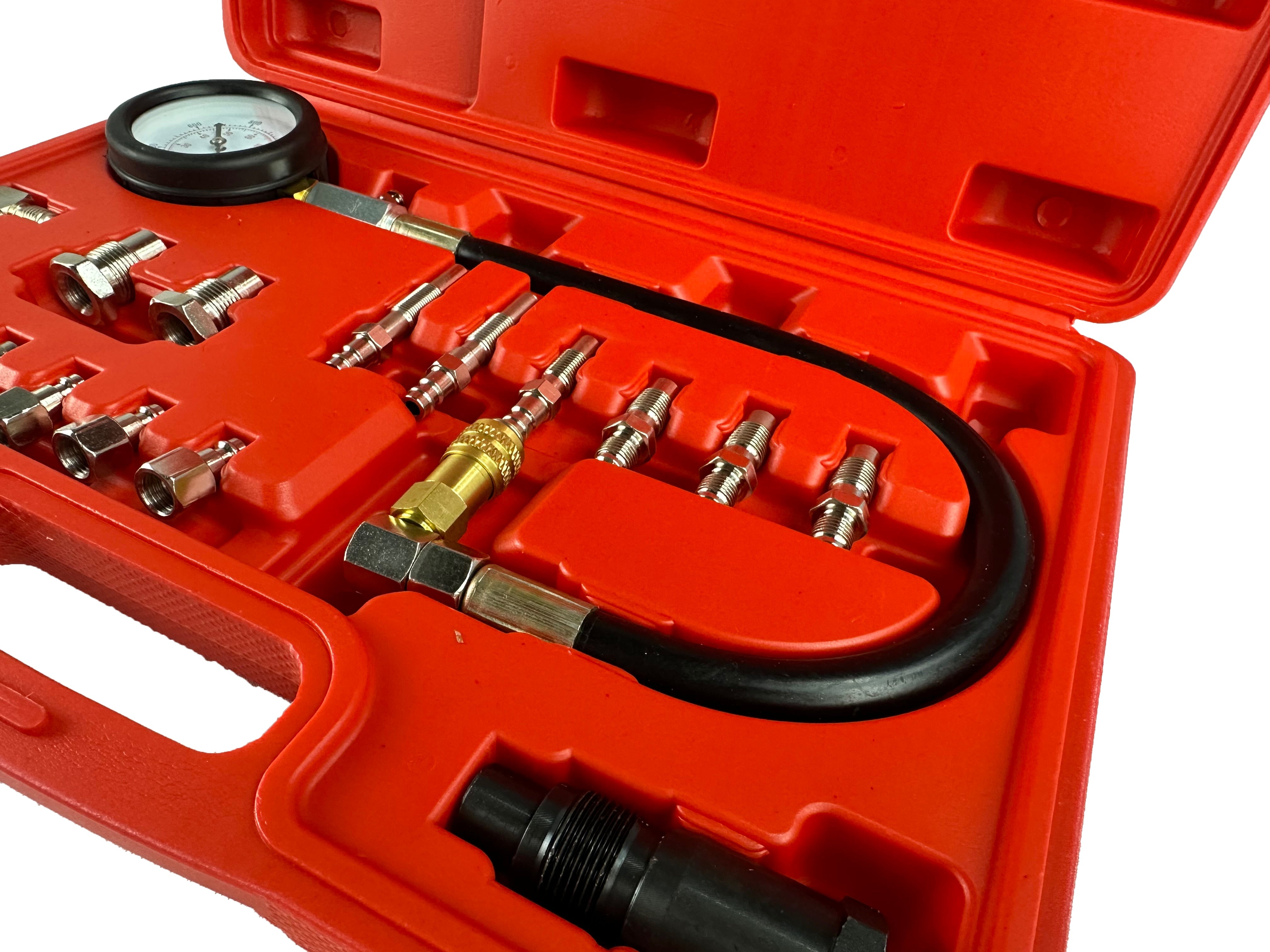 Kit di strumenti tester per compressione, motore diesel, per auto, 0-70 bar, manometro di compressione, strumento diagnostica cilindro, Gebo Tools
