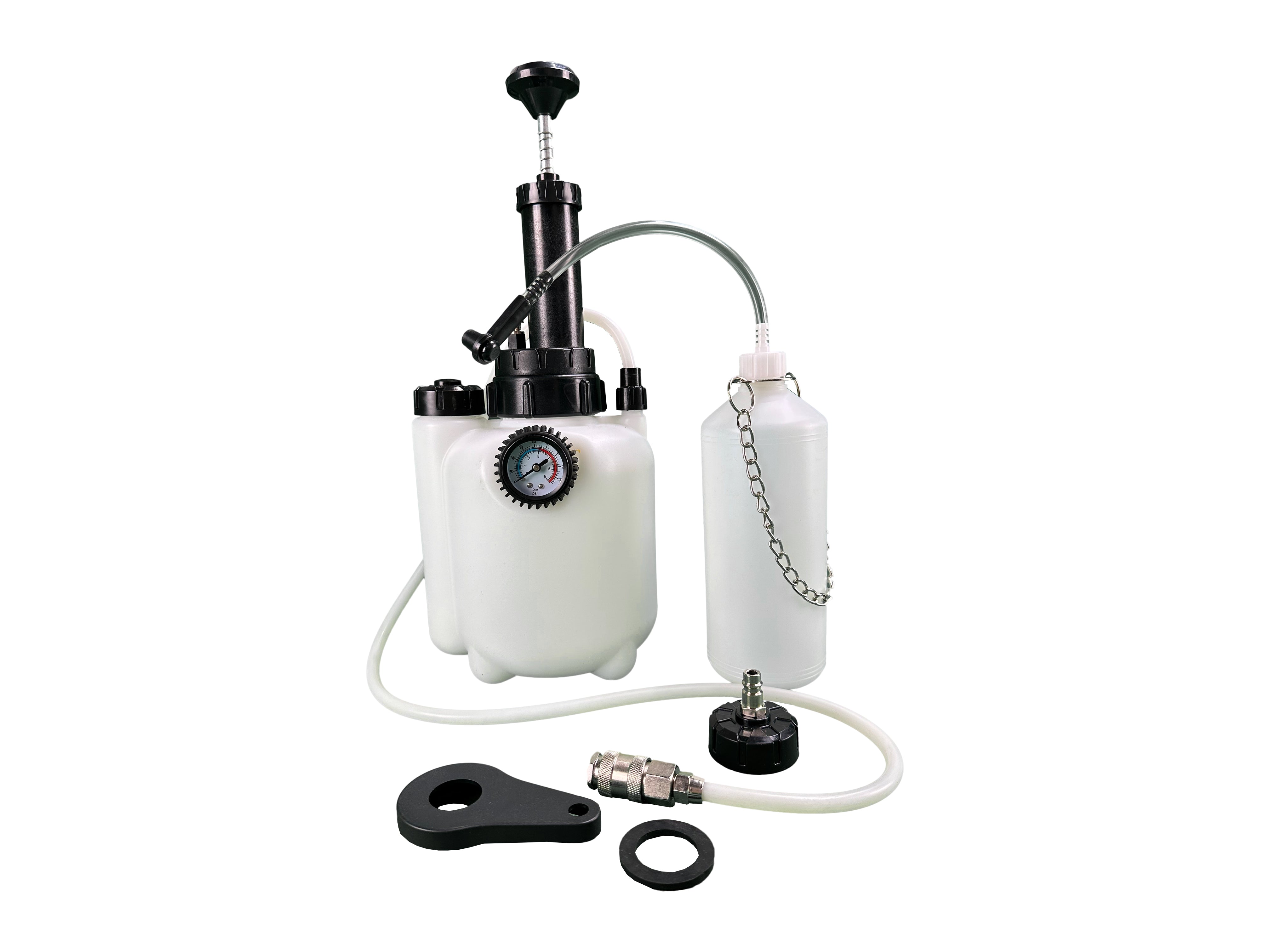 Spurgafreni e frizione, universale, per auto, qualità professionale, strumento per spurgo 3 litri Gebo Tools