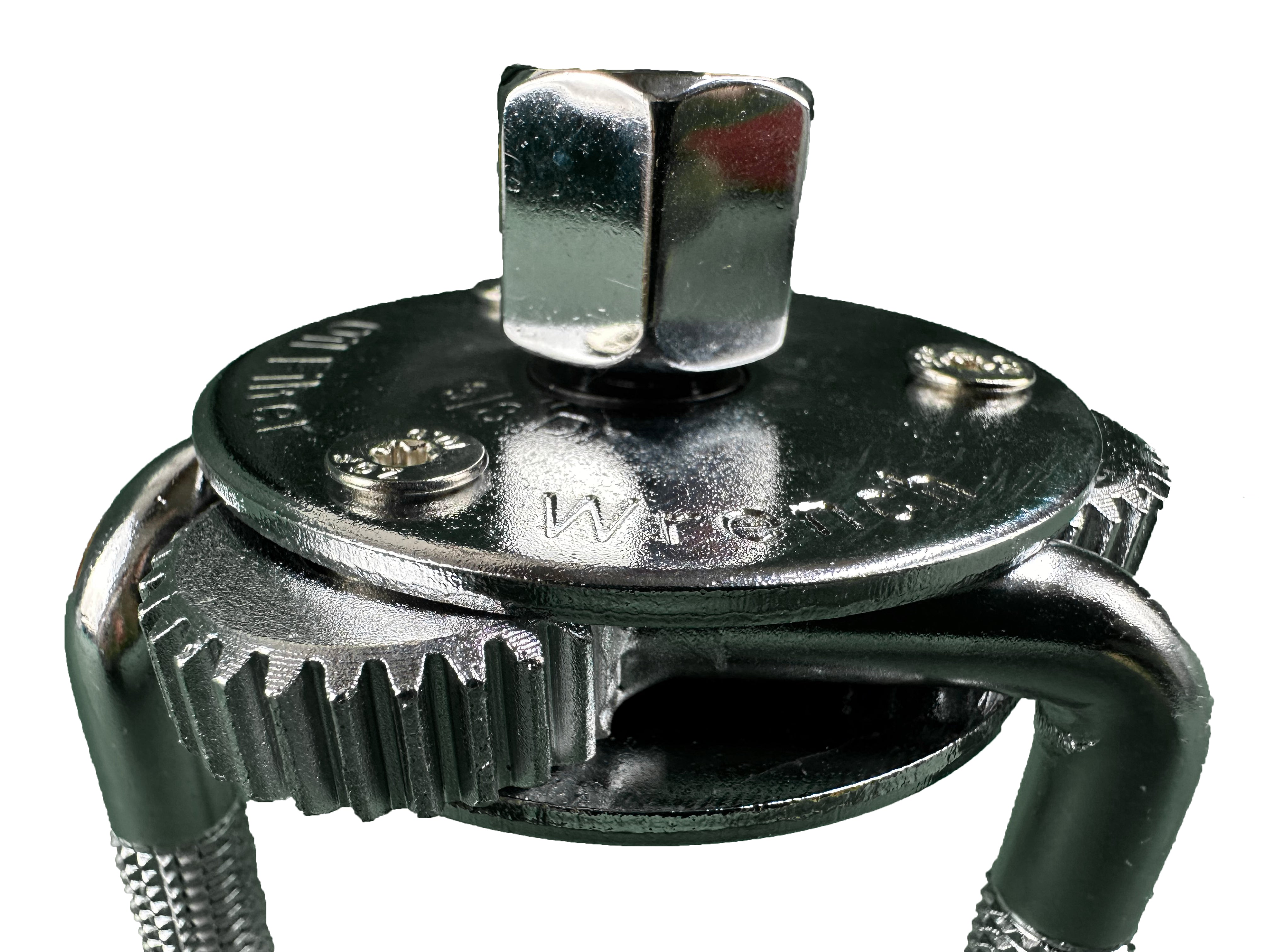 Chiave per la rimozione del filtro dell'olio, strumento a 3 griffe-ganasce-bracci, regolabile con attacco 3/4", adattatore interno-esterno da 1/2" a 3/9", adattatore chiave filtro olio universale filtro rimovibile diametro 63–102 mm modello 1 Gebo Tools