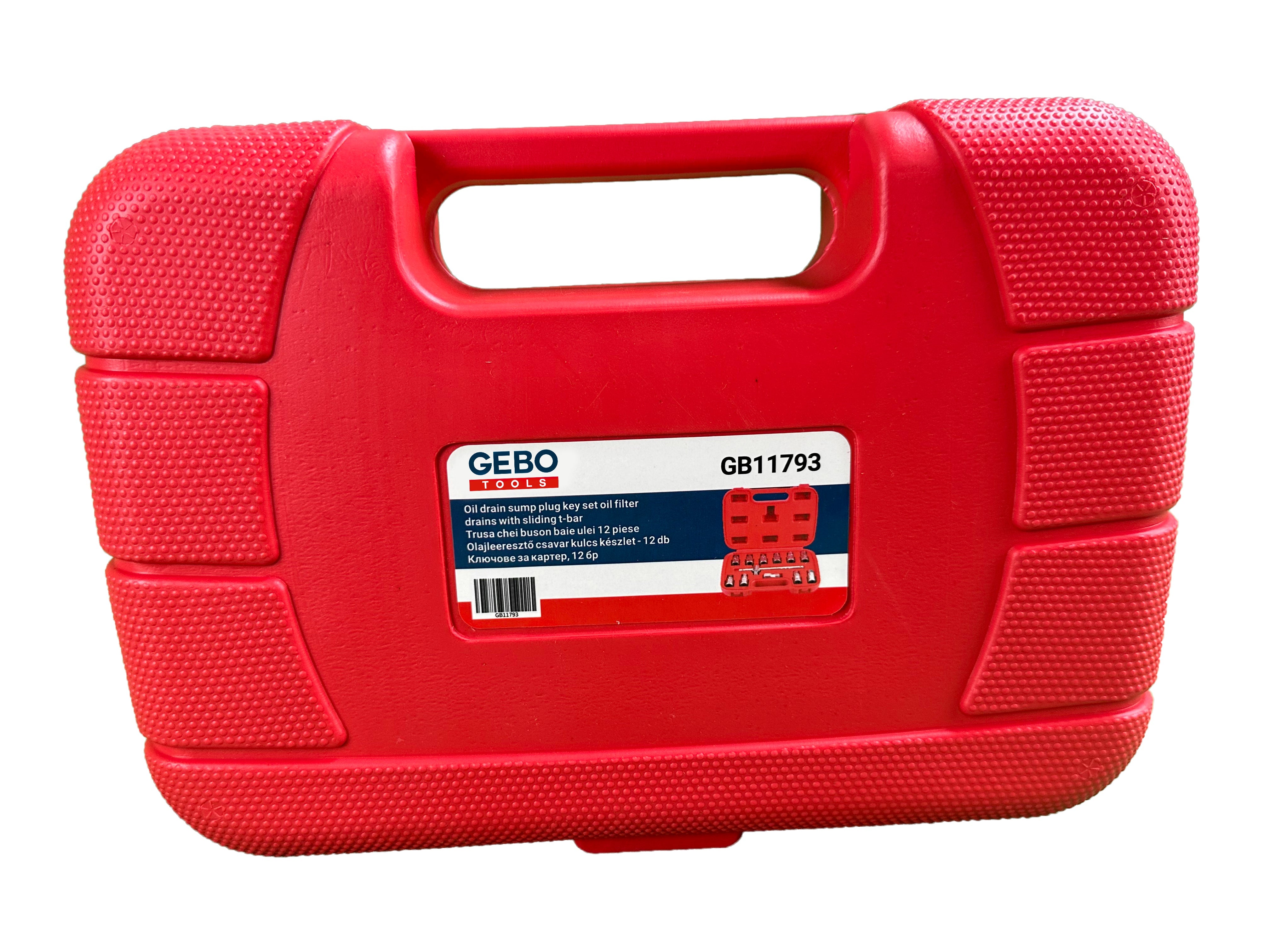 Set chiavi bussole set olio tappo di scarico noci 12 pezzi, set di chiavi a bussola per coppa dell'olio, attrezzi per auto e autocarri officina, Gebo Tools