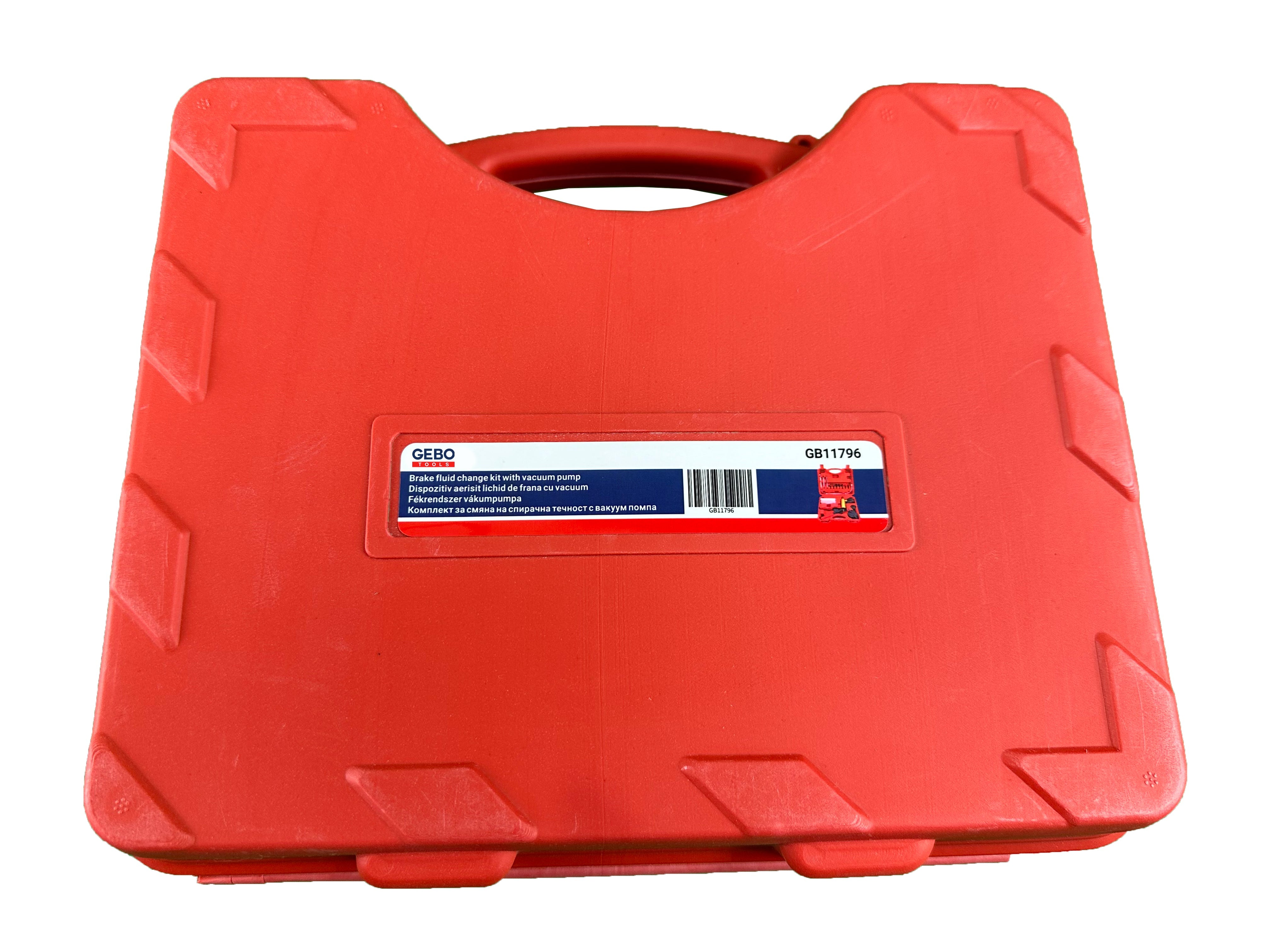 Kit spurgo freni, tester per pompe a vuoto per autoveicoli, pompa manuale a depressione per spurgo freni per automobili auto e moto, apparecchio per spurgo freni, Gebo Tools
