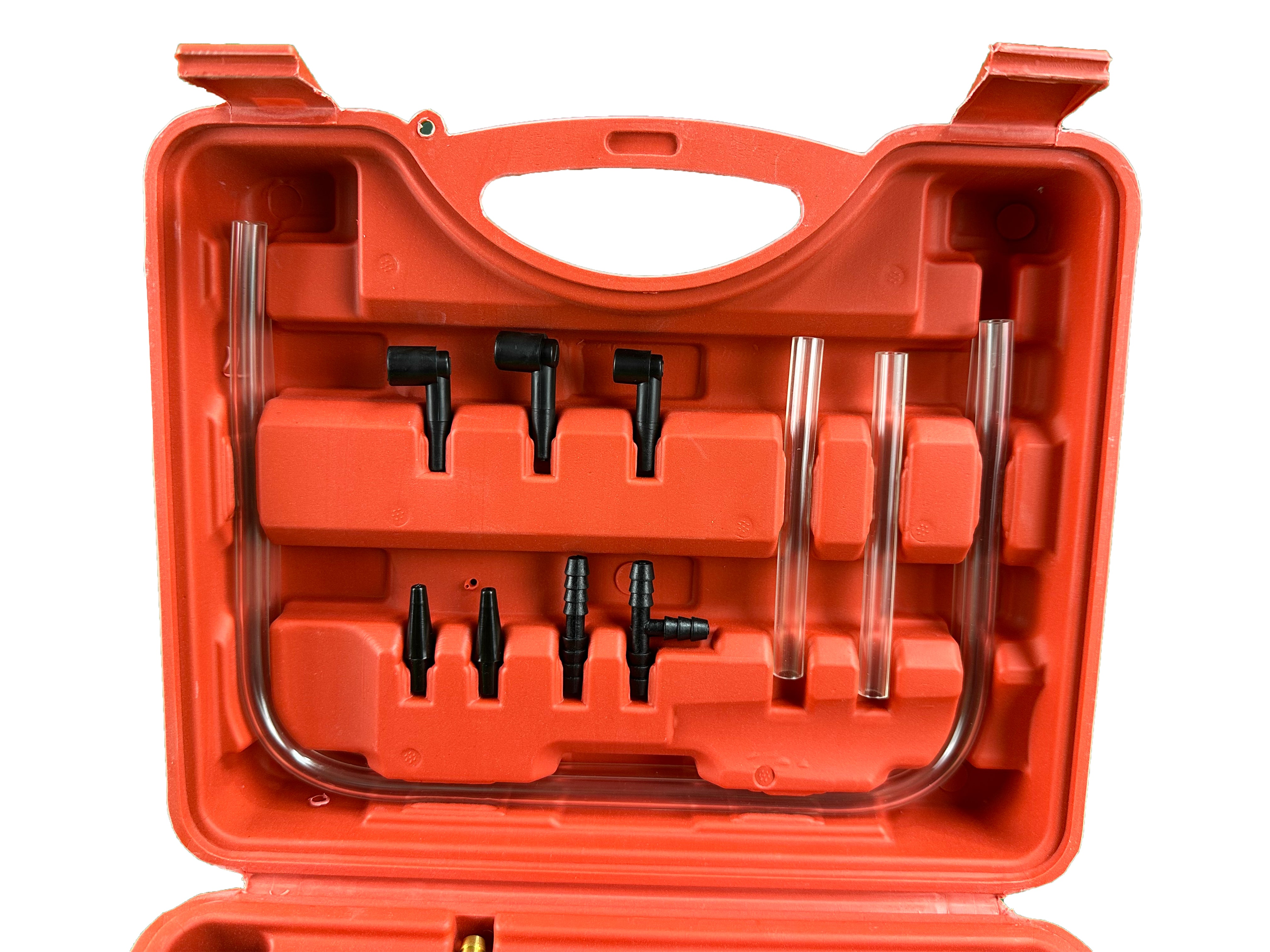 Kit spurgo freni, tester per pompe a vuoto per autoveicoli, pompa manuale a depressione per spurgo freni per automobili auto e moto, apparecchio per spurgo freni, Gebo Tools