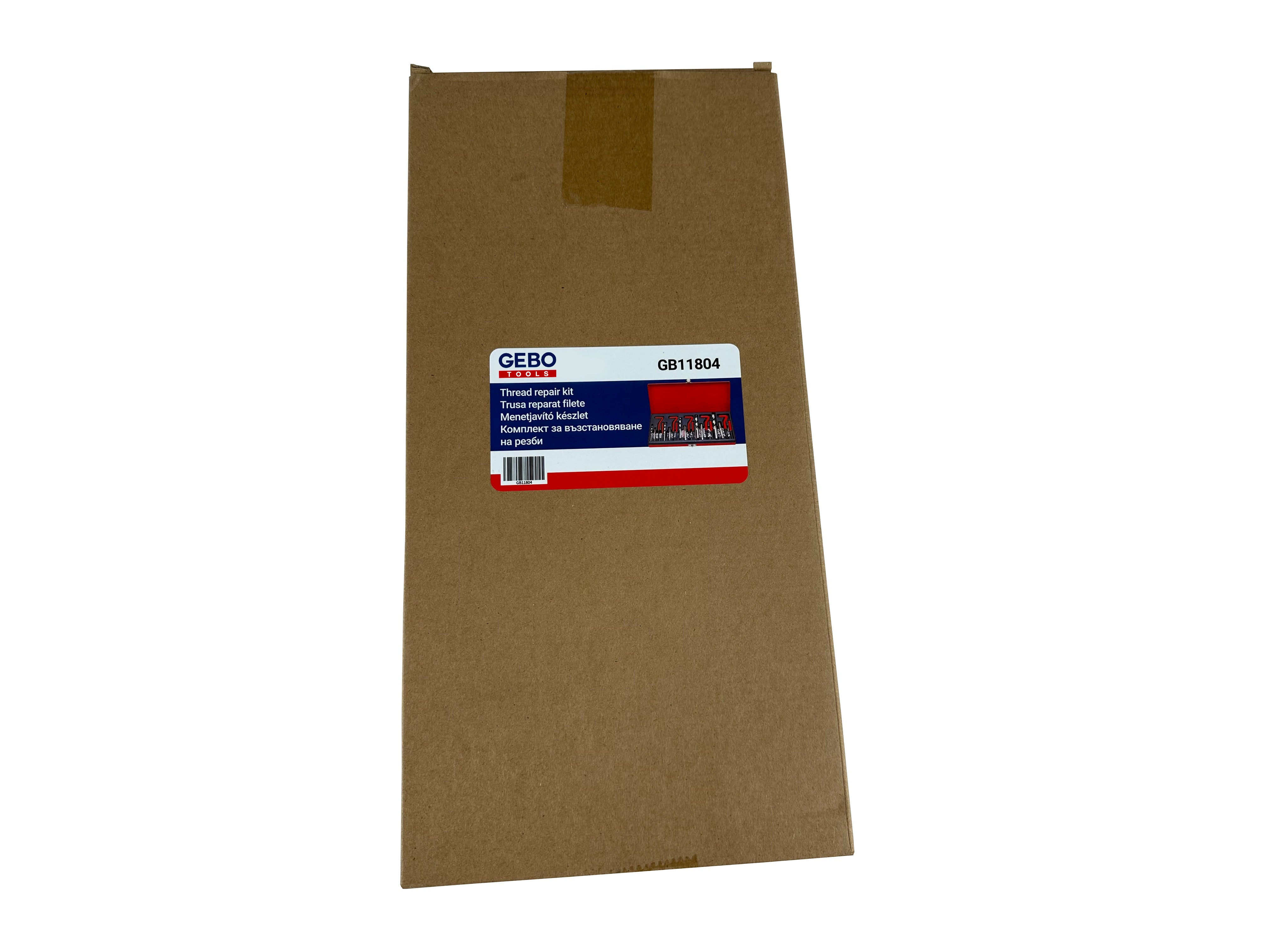 Kit riparazione di filetti, kit riparazione filettatura, utensili per filetti metrici interni M5 M6 M8 M10 M12, riparazione elicoidi kit per viti e filettatura interna, 131 pezzi Gebo Tools