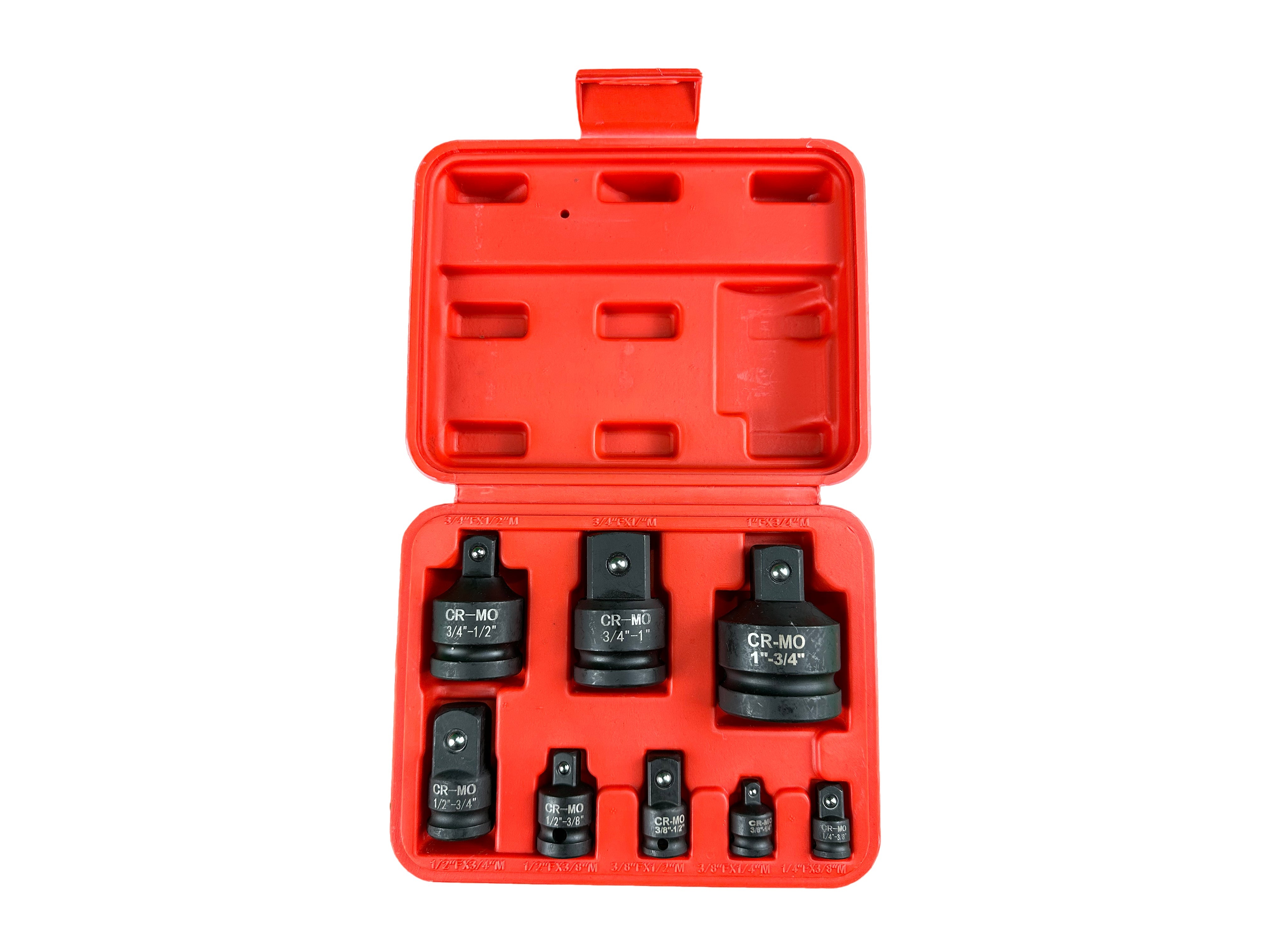 Set adattatori bussola a impatto, per avvitatore a impulsi, 8 pezzi Gebo Tools