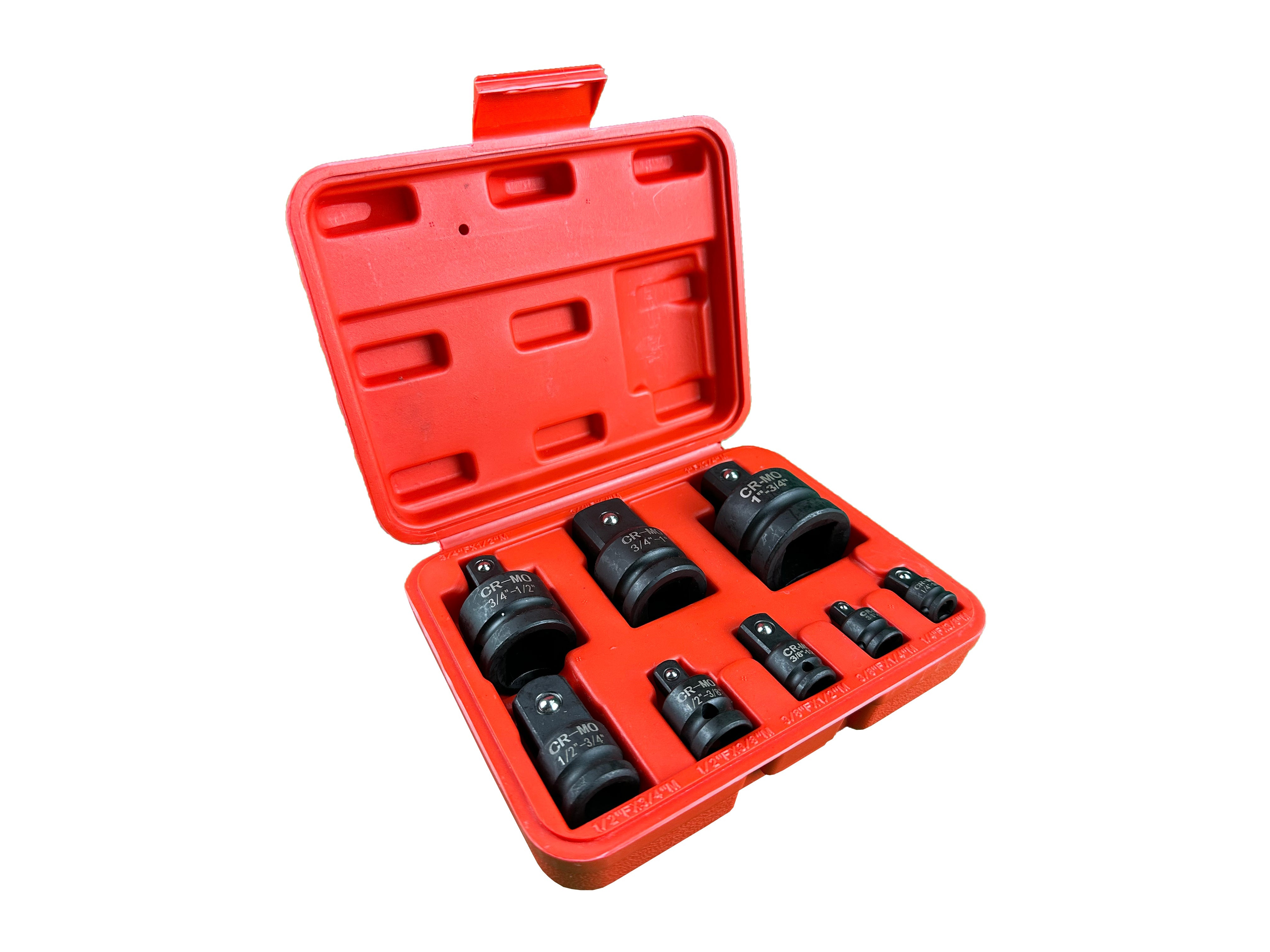 Set adattatori bussola a impatto, per avvitatore a impulsi, 8 pezzi Gebo Tools
