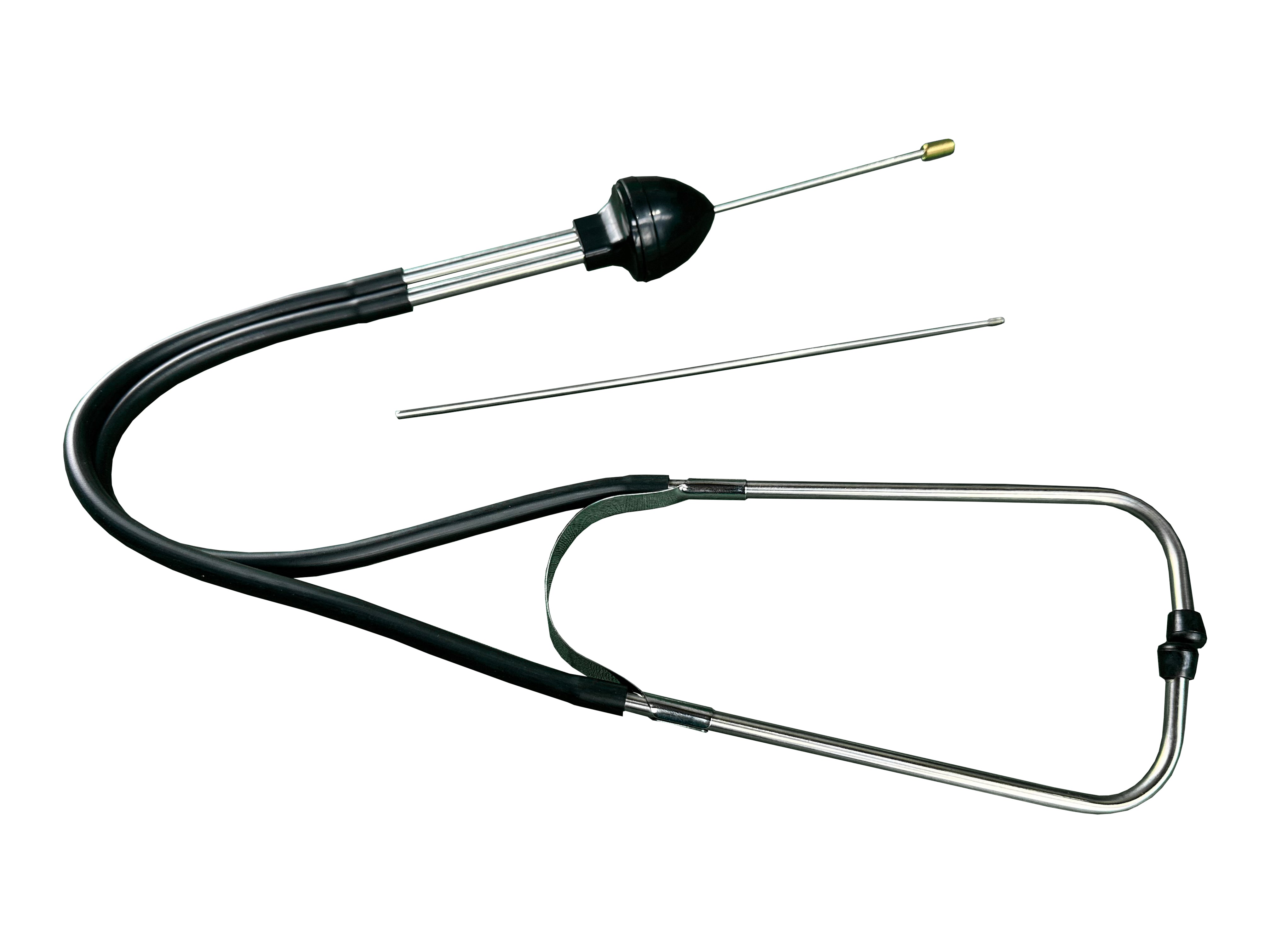 Stetoscopio da officina meccanica sonda flessibile rumori motore diagnosi auto, stetoscopio auto - kit diagnostico rumori motori cilindri, stetoscopio per meccanici, per ascolto rumori, Gebo Tools