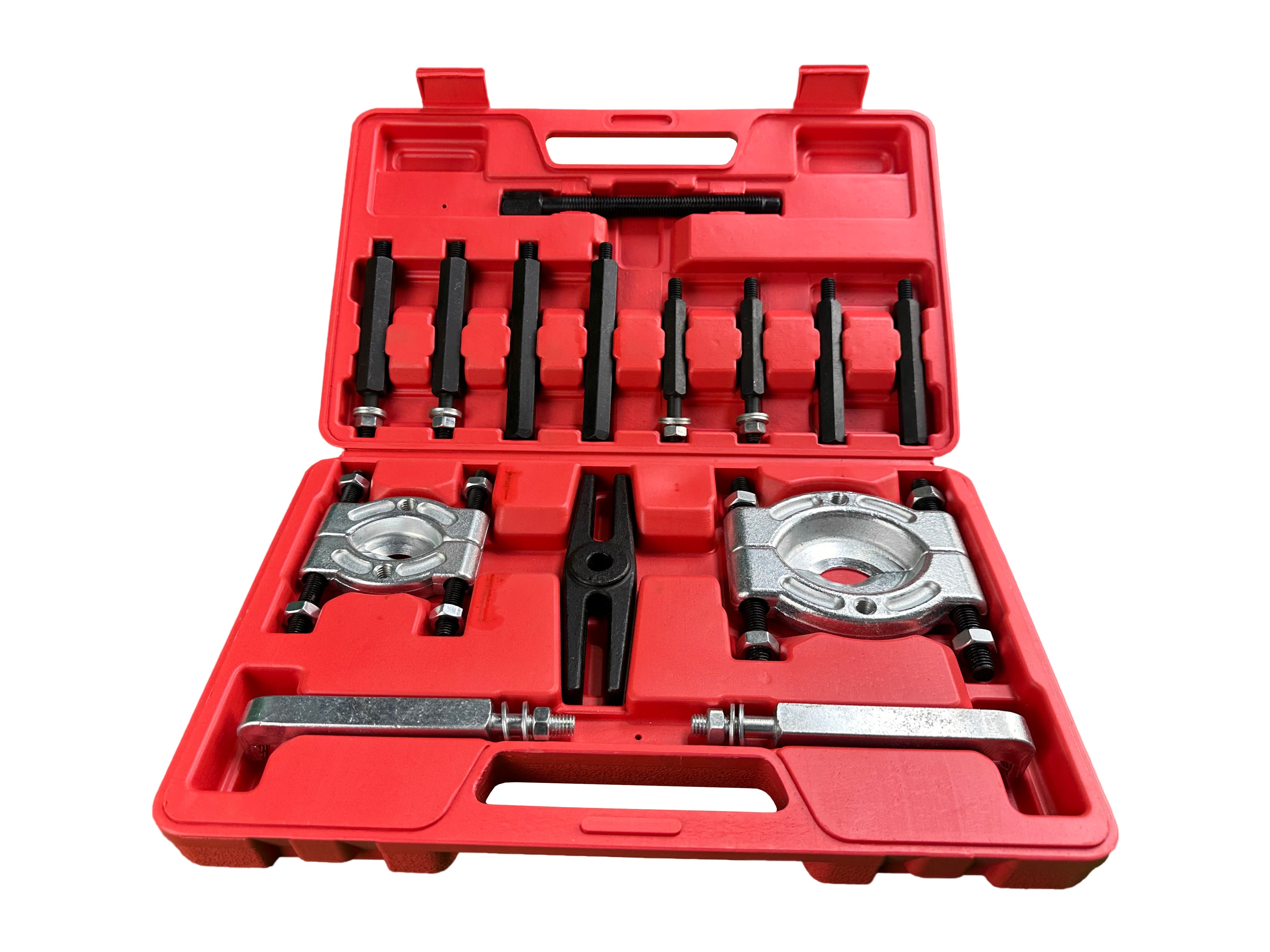 Set di estrattori per cuscinetti, kit separatore per estrattore per cuscinetti, strumento di rimozione per lo smontaggio dei cuscinetti, regolabile 10–100 mm Gebo Tools