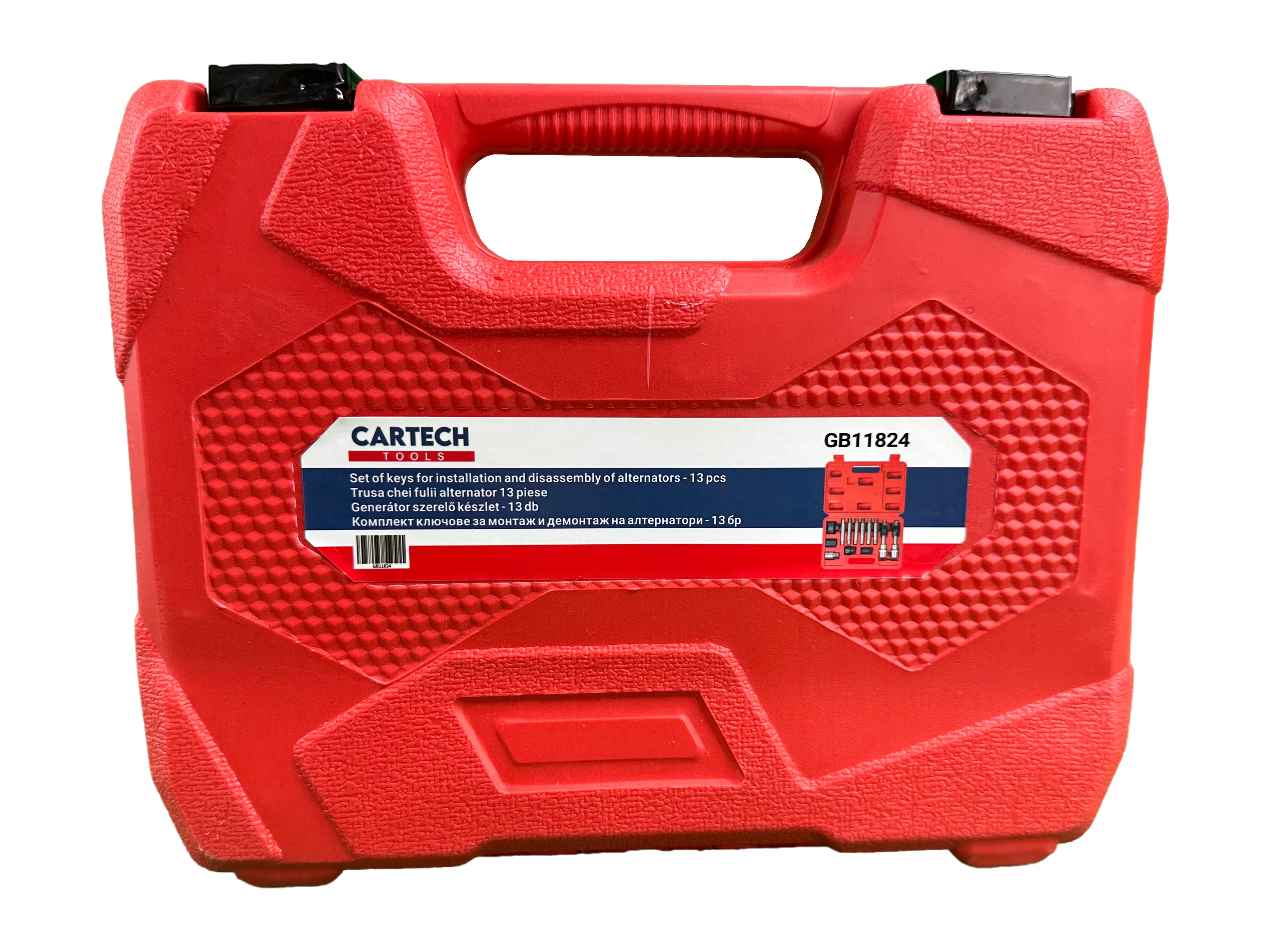 13 pezzi chiavi smontaggio puleggia alternatore motore auto svita avvita 1/2'', serie chiavi per pulegge libere alternatore, Gebo Tools
