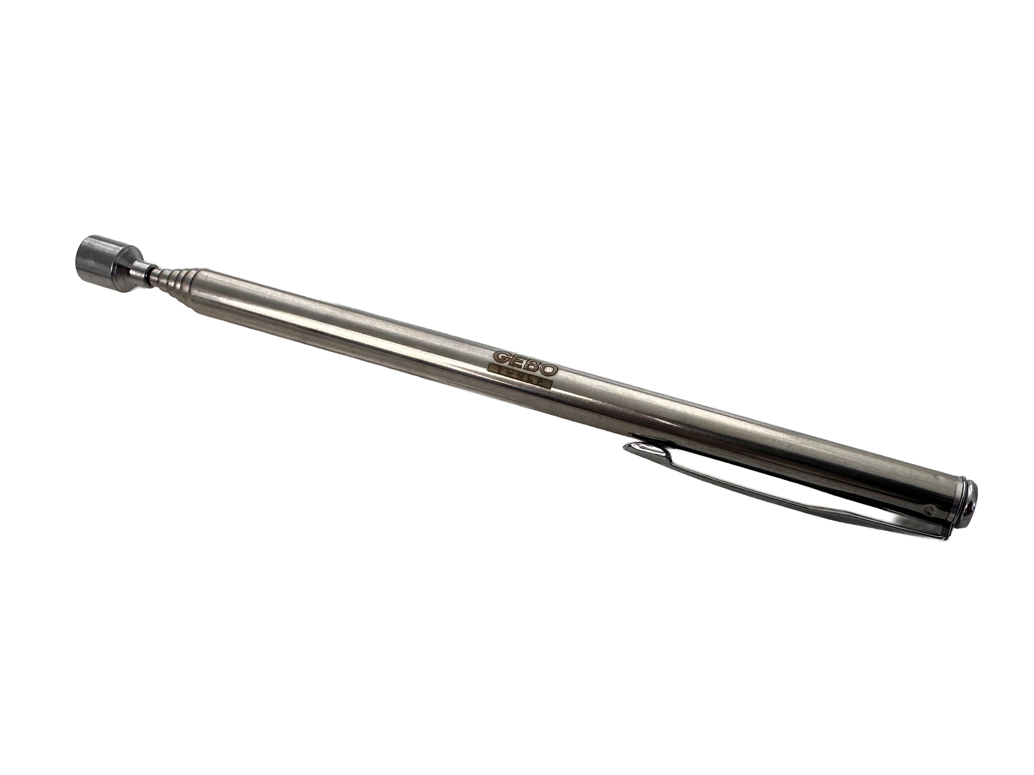 Attrezzi kit, specchio di ispezione telescopico, quadrato specchio con luce LED, manico telescopico per angolo visione extra, magnetico pickup, 5 pezzi, Gebo Tools