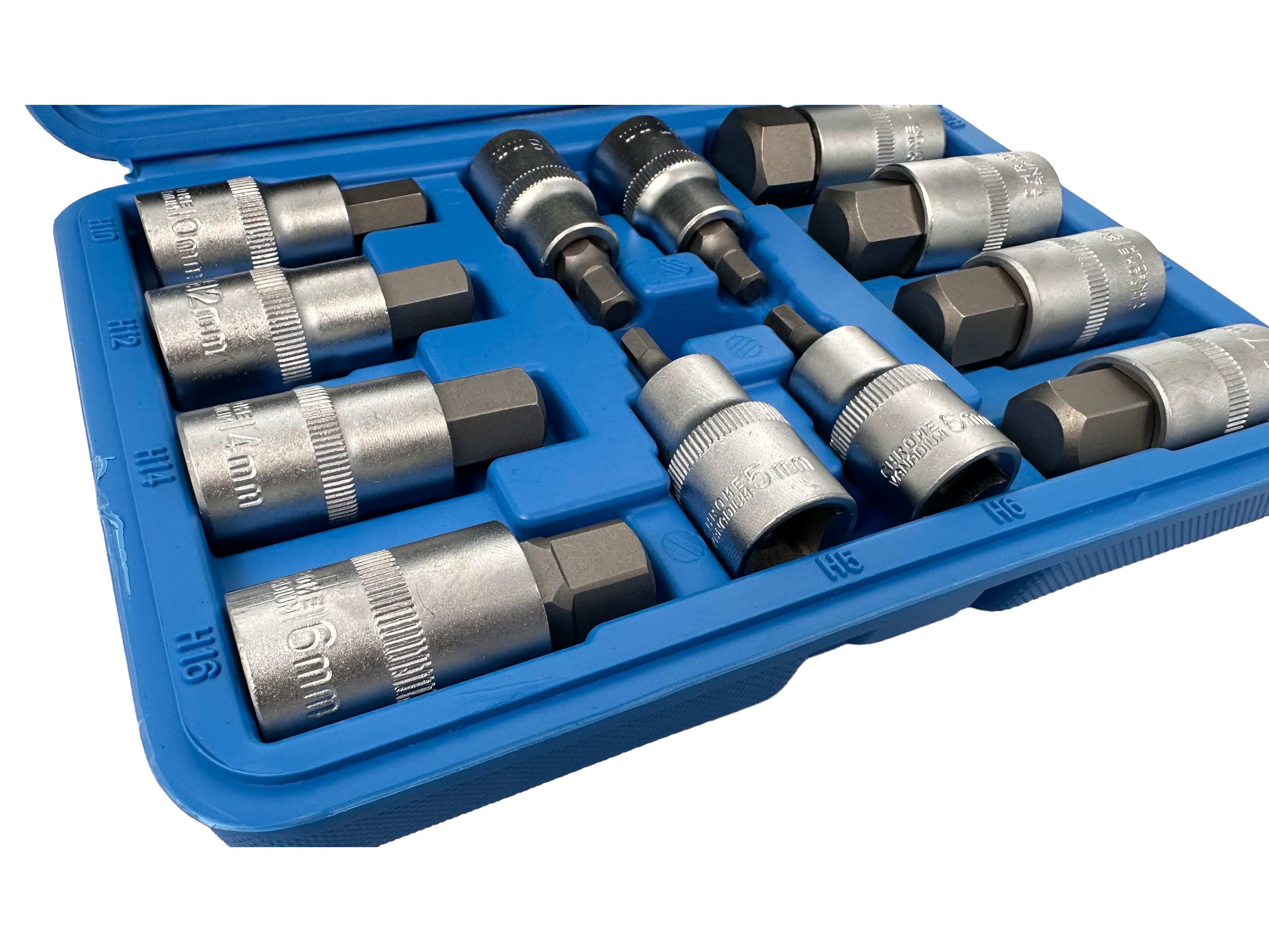 Set di chiavi esagonali per chiavi dinamometriche e trapani, T5-T22 Gebo Tools