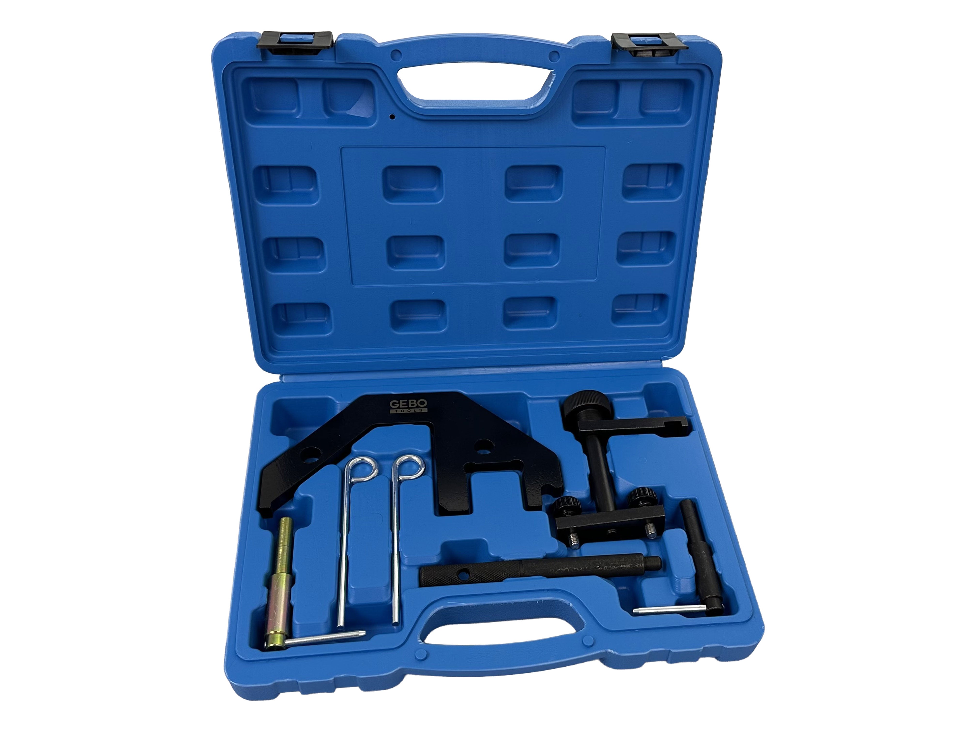 Kit di strumenti di bloccaggio di allineamento dell'albero a camme del motore, kit messa in fase motore, kit fasatura motori BMW M47 M57 2.0 3.0 D Gebo Tools