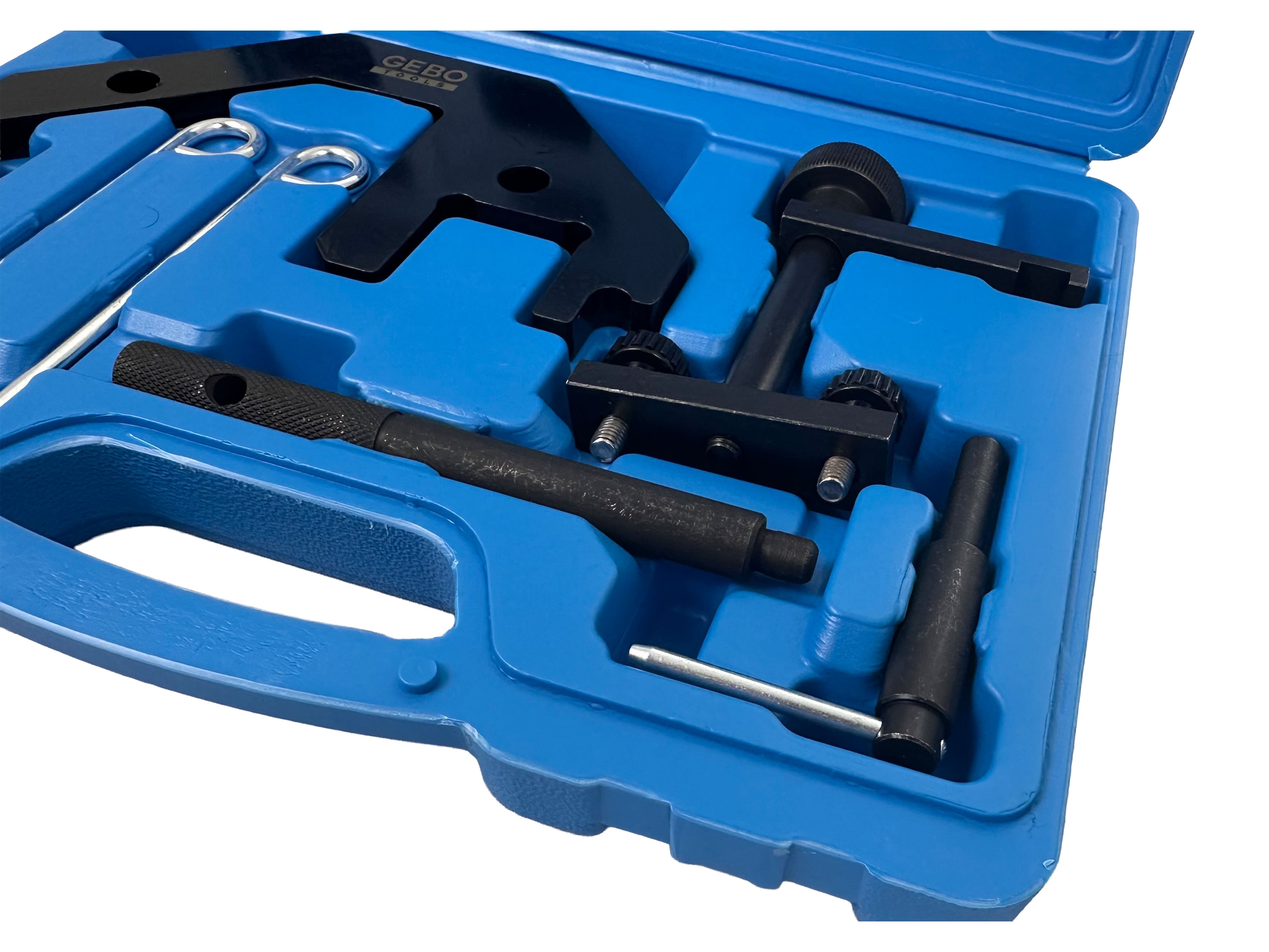 Kit di strumenti di bloccaggio di allineamento dell'albero a camme del motore, kit messa in fase motore, kit fasatura motori BMW M47 M57 2.0 3.0 D Gebo Tools