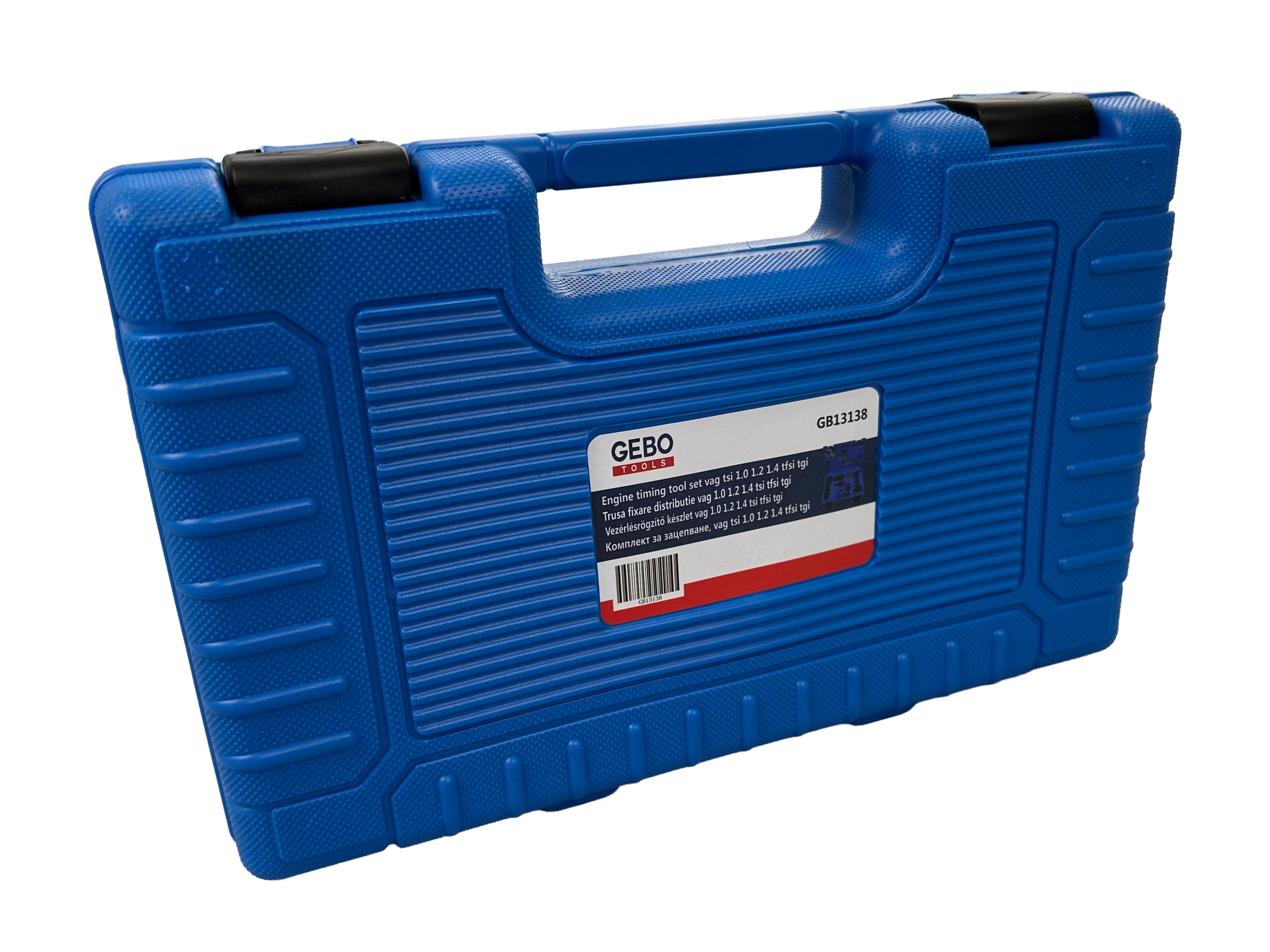 Kit messa in fase motori, attrezzi per il bloccaggio della cinghia di distribuzione dell'albero a camme del motore, compatibile con VAG 1.0 1.2 1.4 TSI TFSI TGI Gebo Tools