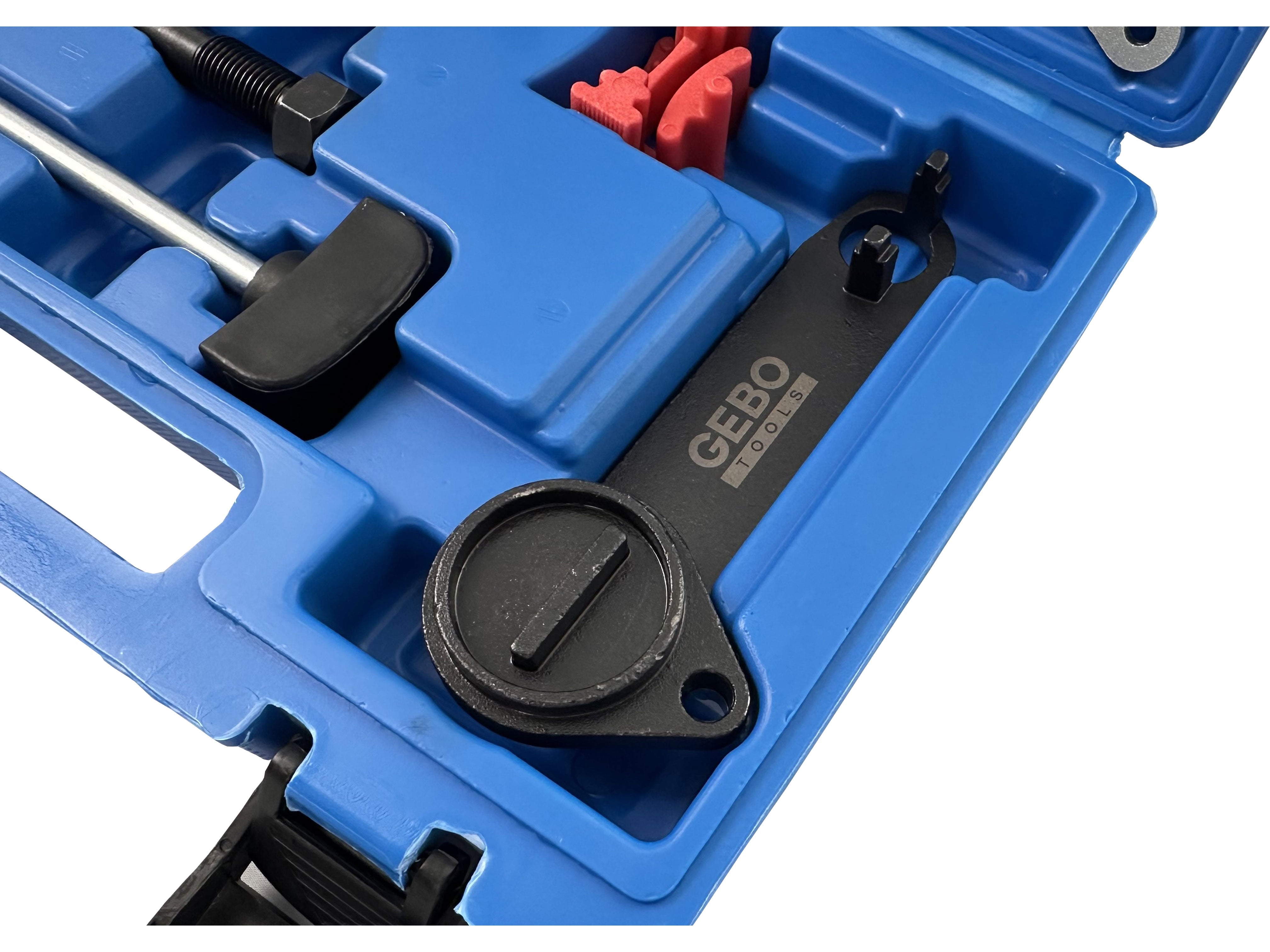 Kit messa in fase motori, attrezzi per il bloccaggio della cinghia di distribuzione dell'albero a camme del motore, compatibile con VAG 1.0 1.2 1.4 TSI TFSI TGI Gebo Tools