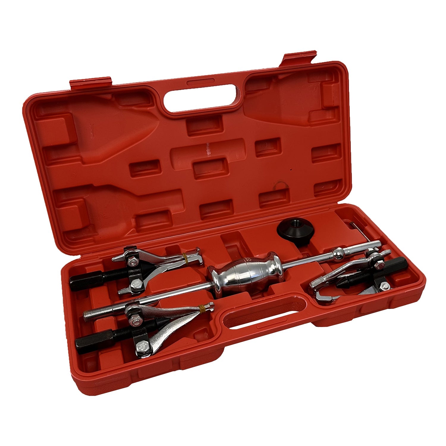 Estrattore cuscinetti interni, kit estrattore cuscinetti con martello scorrevole, estrattori di rimozione-smontaggio cuscinetto (rosso), Gebo Tools