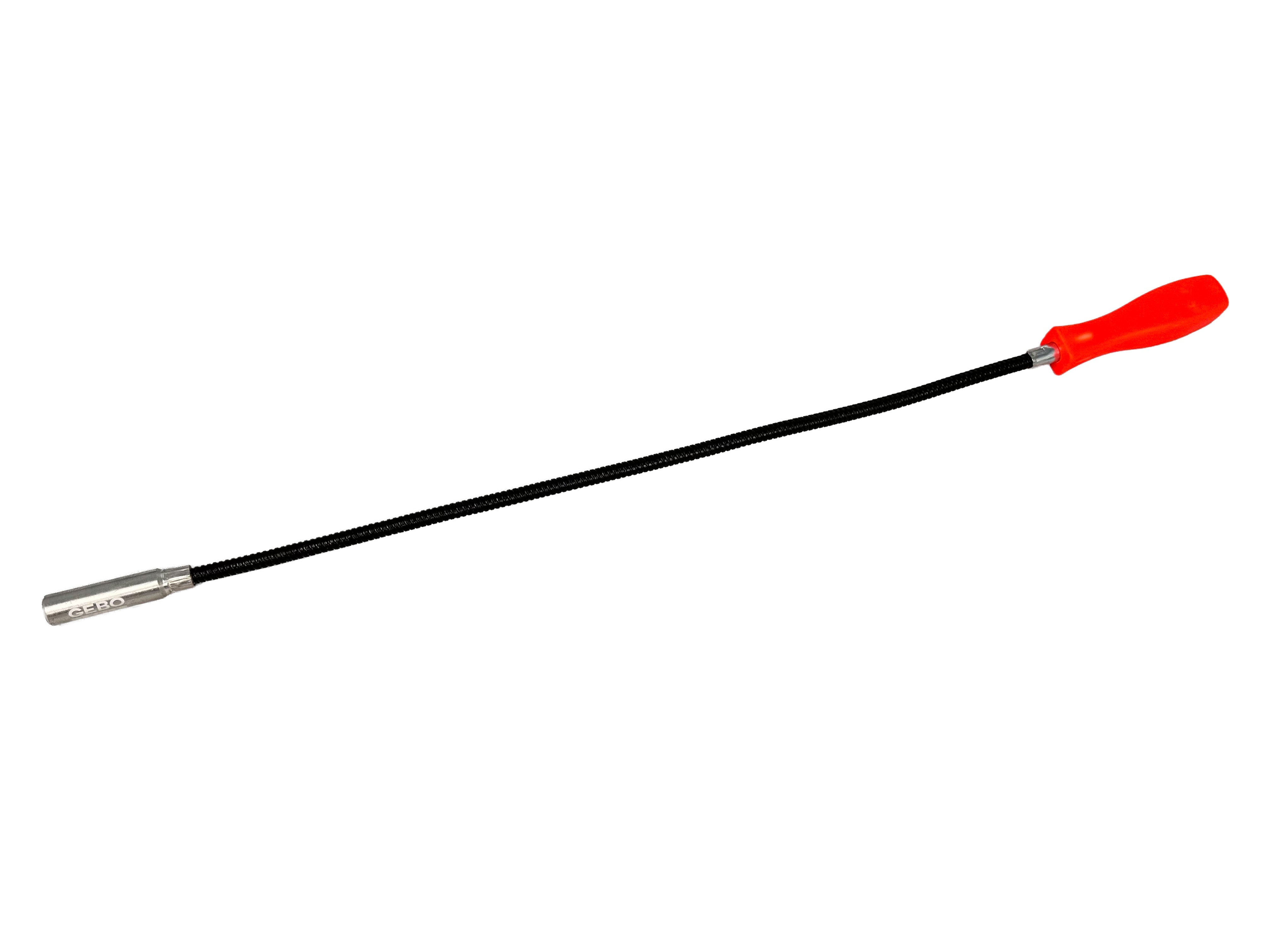 Strumento magnetico flessibile per raccogliere oggetti di ferro, strumento magnetico flessibile per la raccolta di piccole parti, raccoglitore di oggetti metallici, ideale per garage, auto e fai da te, 50 cm Gebo Tools