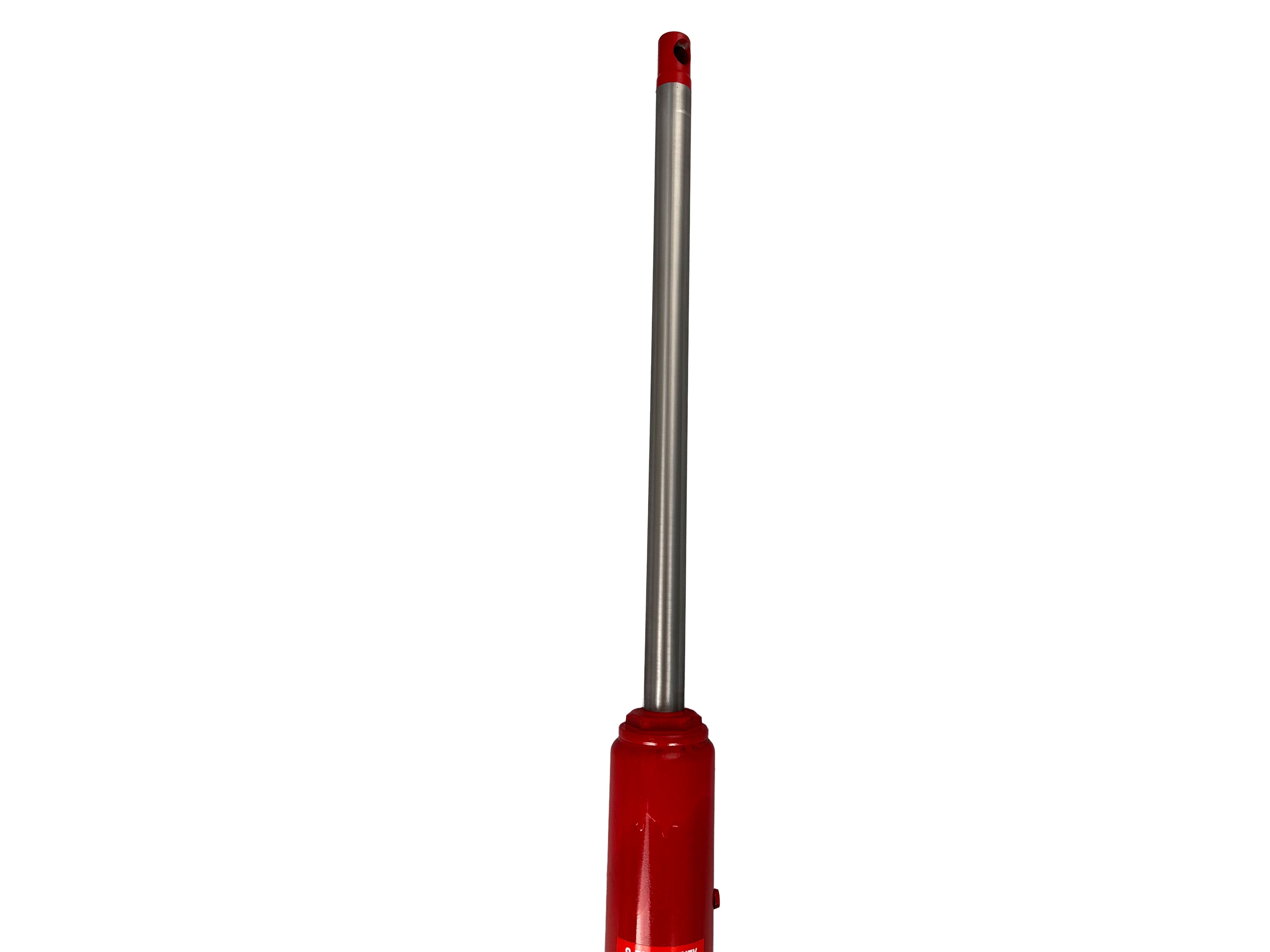 Cric idraulico a pistone lungo, capacità 8 tonnellate, raccoglitrice manuale di ciliegie con maniglia, per gru sollevamento da garage/negozio e paranco di sollevamento motore, con pompa a pistone singolo, rosso