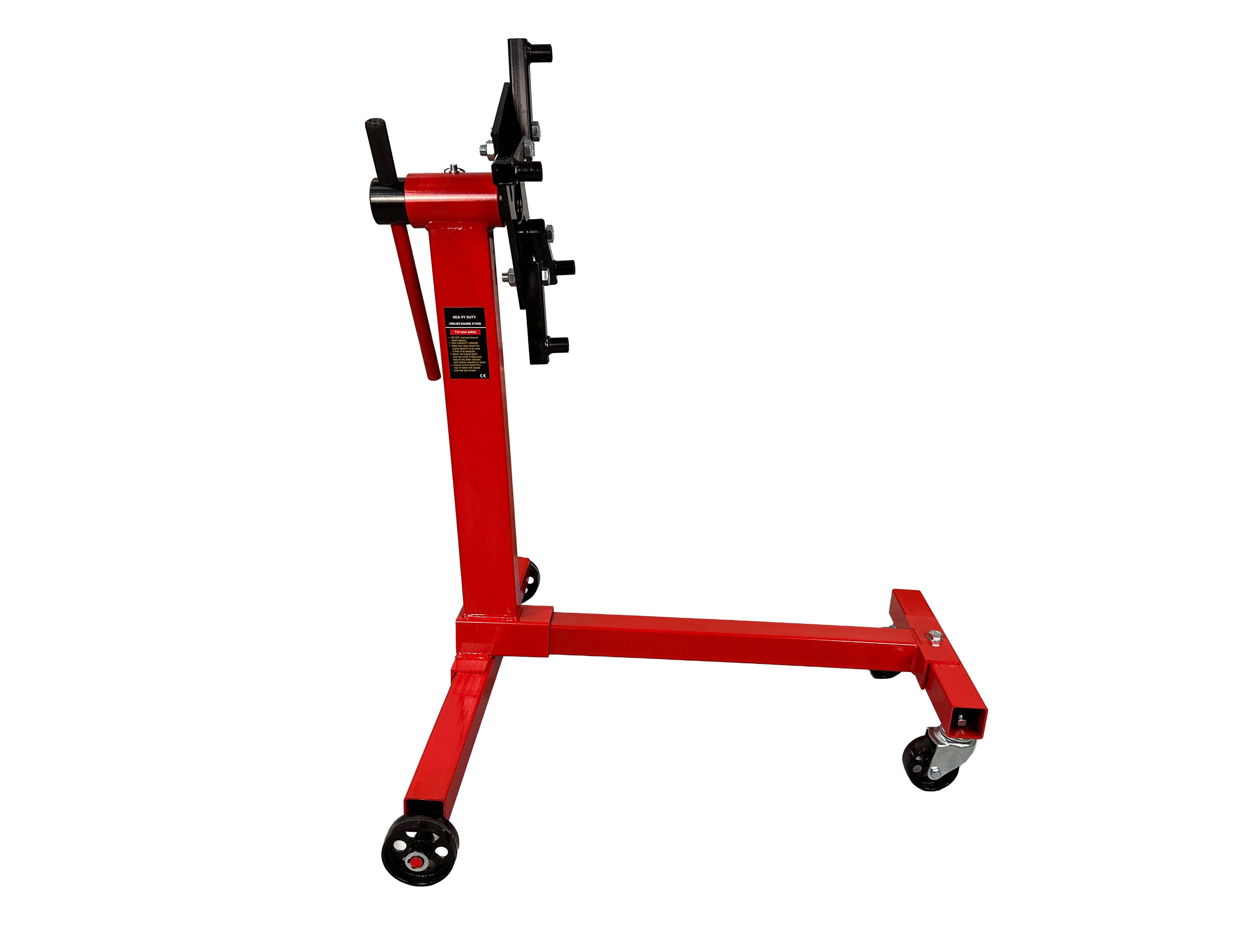 Cavalletto supporto motore, porta motore girevole, carrello sollevatore, sostegno motore da officina, capacità 450 kg, Gebo Tools