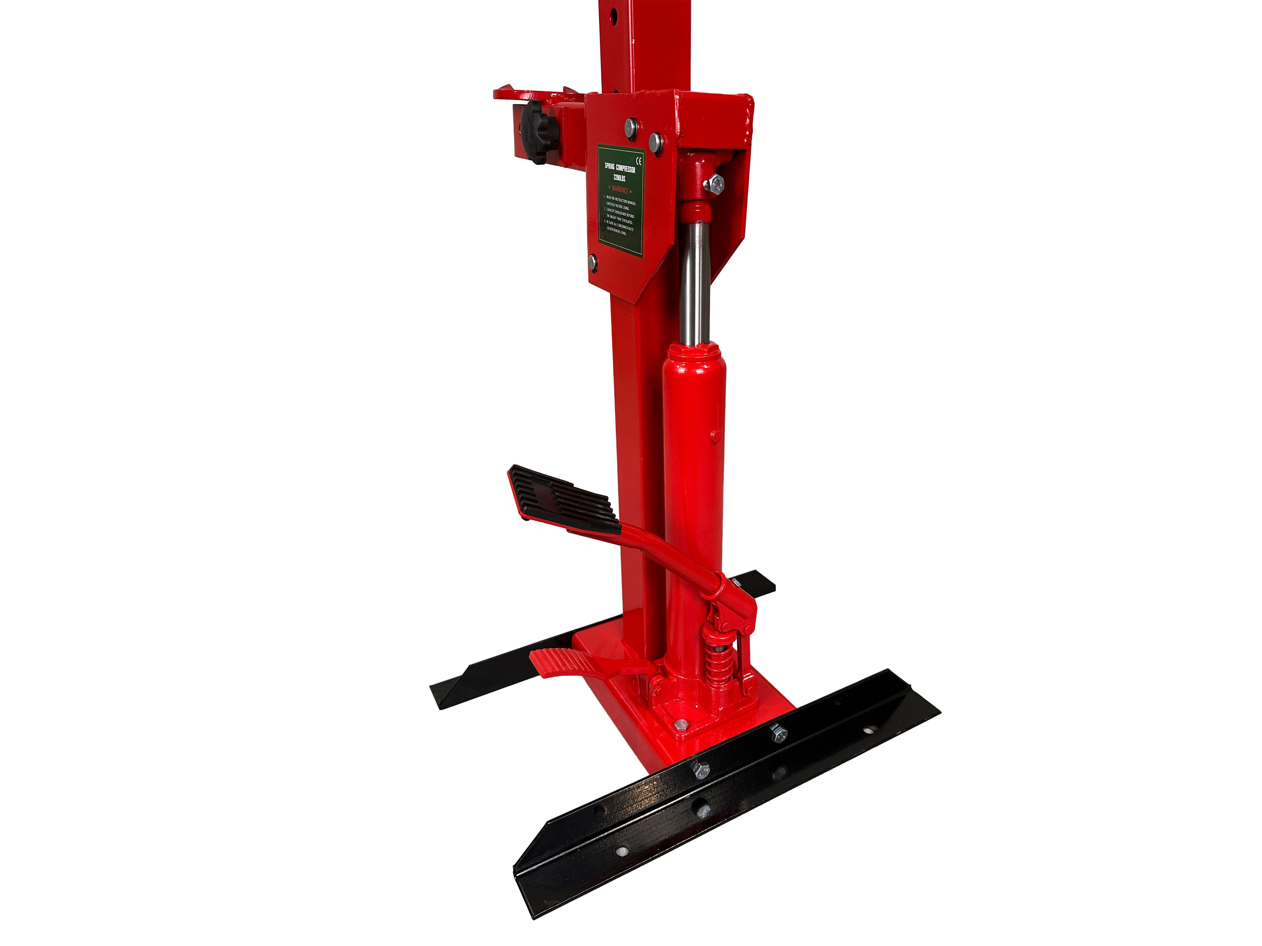 Compressore a molla idraulico professionale compressore automatico molla elicoidale, compressore per molle e ammortizzatori 1 t