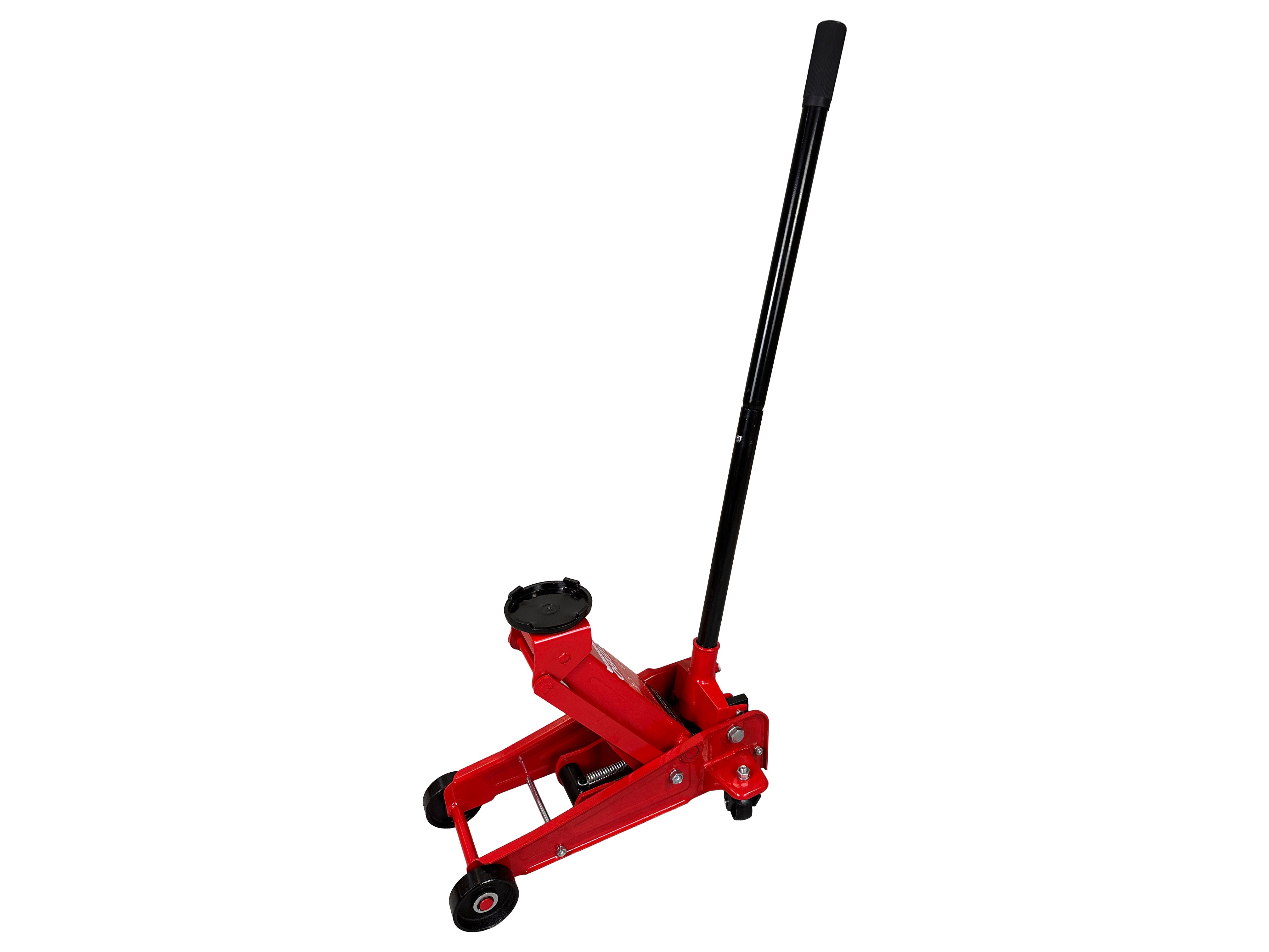 Cric sollevatore auto, martinetto idraulico professionale a carrello con profilo ribassato, 3 t