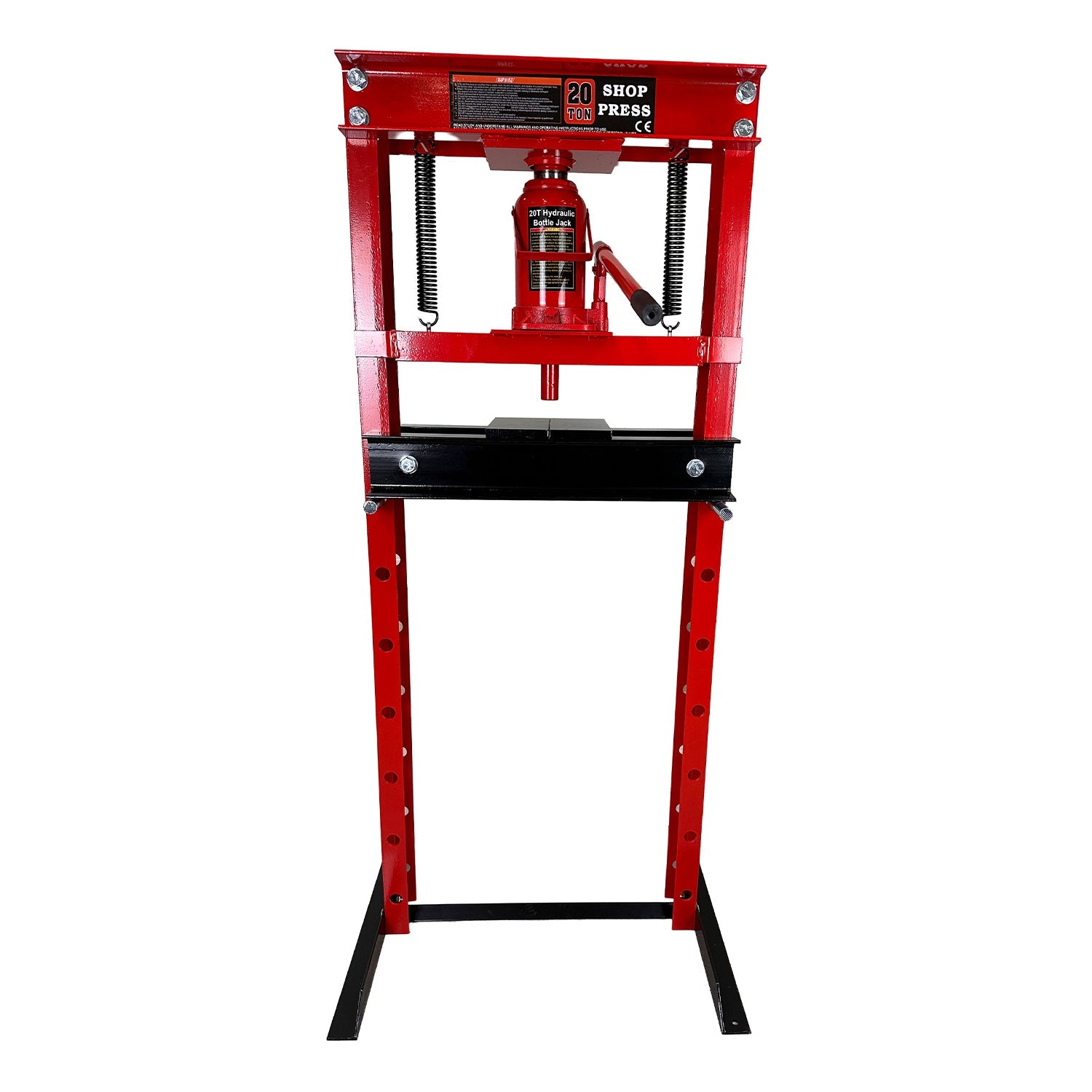 Pressa idraulica da officina 20 tonnellate, pressa a telaio per cuscinetti, Gebo Tools