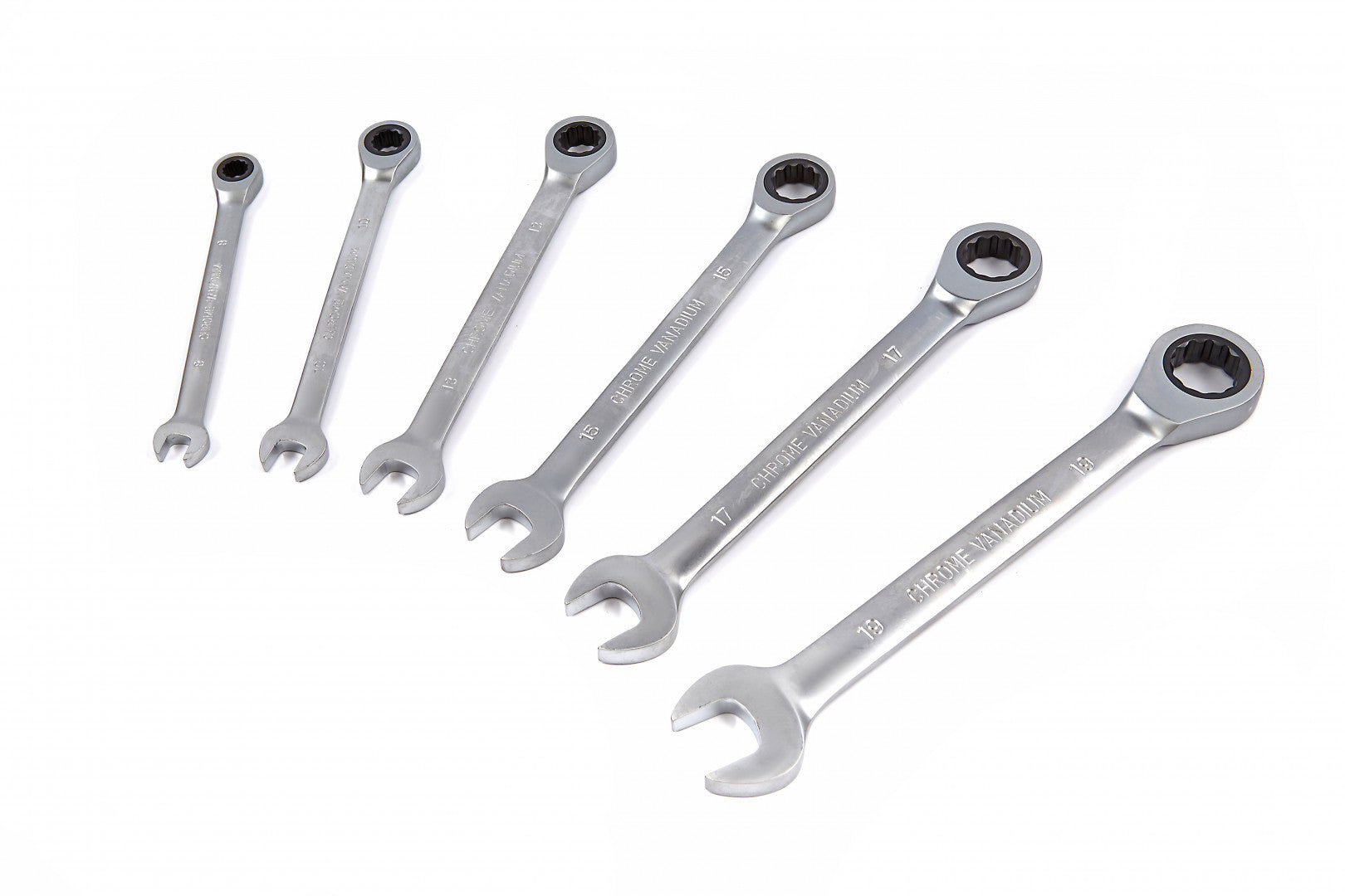 Set di chiavi combinate a cricchetto (8-19mm), HBM