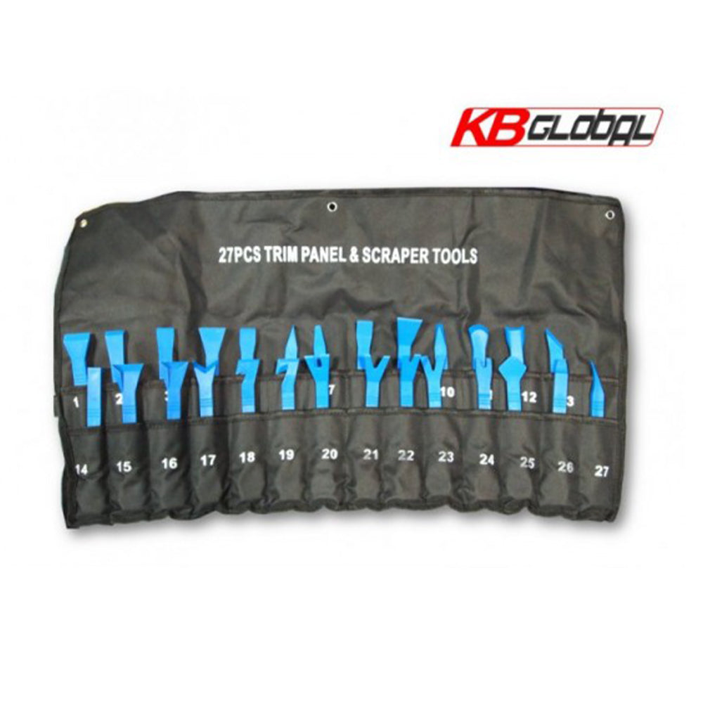 Set rimozione della clip pinza auto, leve smontaggio auto, kit attrezzi di rimozione rivetti, strumenti di rimozione per auto porta pannello, per veicolo audio pannello, cacciavite per fibbia portiera auto, 27 pezzi