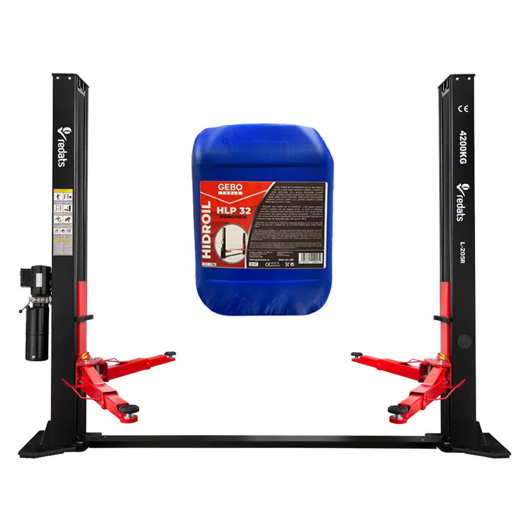 Ponte sollevatore auto a 2 colonne, portata 4200 kg, ponte sollevatore idraulico, sblocco manuale