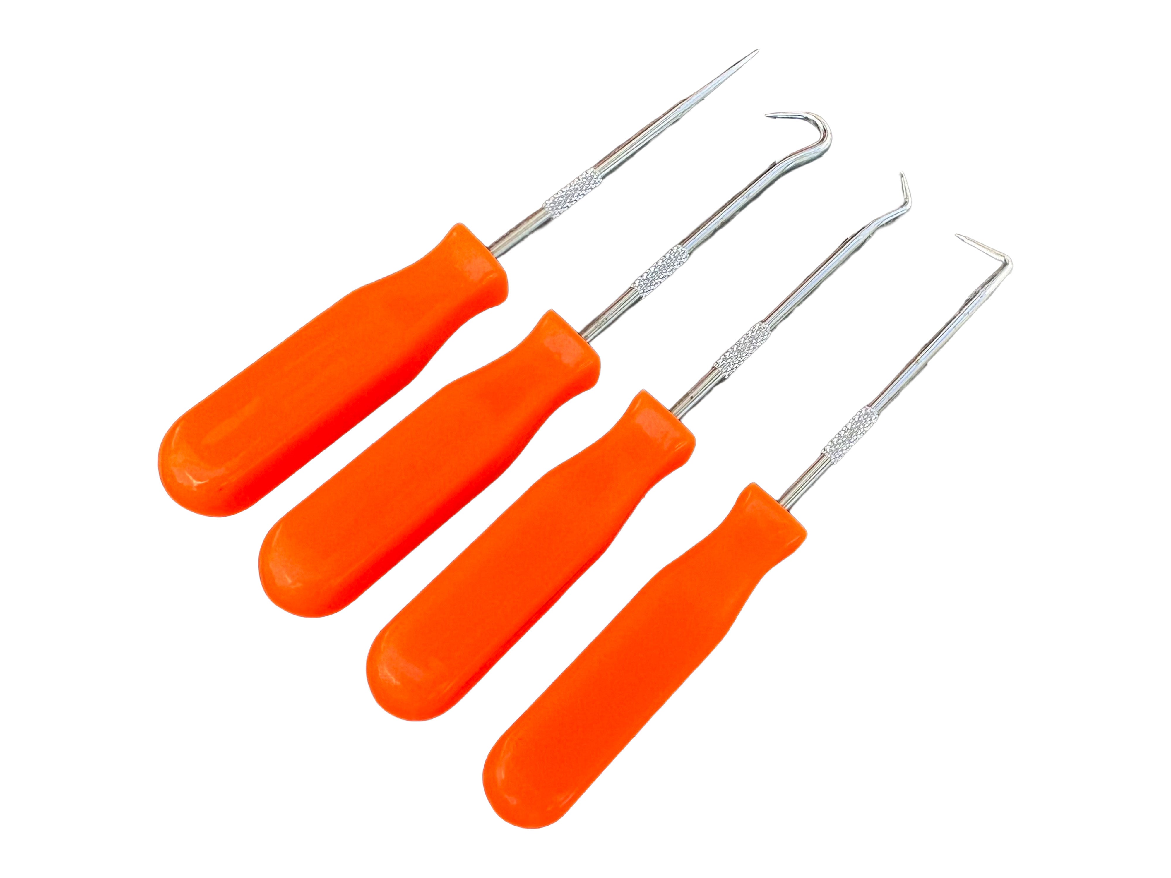 Set di ganci e plettri di precisione, estrattore per guarnizioni olio auto, strumento di rimozione guarnizione O-ring, rimuovere facilmente tubi, guarnizioni, set per la rimozione dei tubi flessibili dell'auto, estrattore di paraolio, Gebo Tools 4 pezzi
