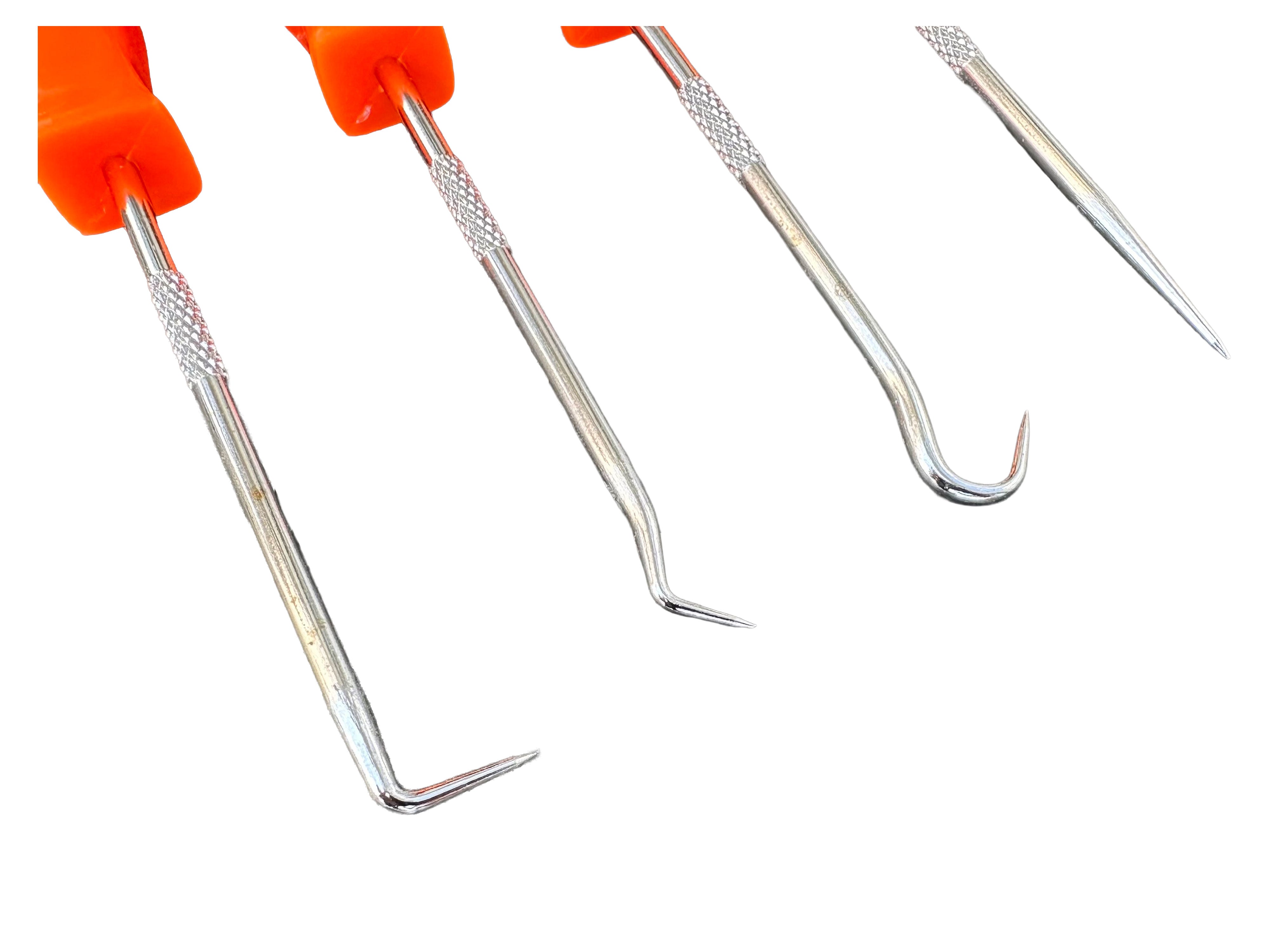 Set di ganci e plettri di precisione, estrattore per guarnizioni olio auto, strumento di rimozione guarnizione O-ring, rimuovere facilmente tubi, guarnizioni, set per la rimozione dei tubi flessibili dell'auto, estrattore di paraolio, Gebo Tools 4 pezzi