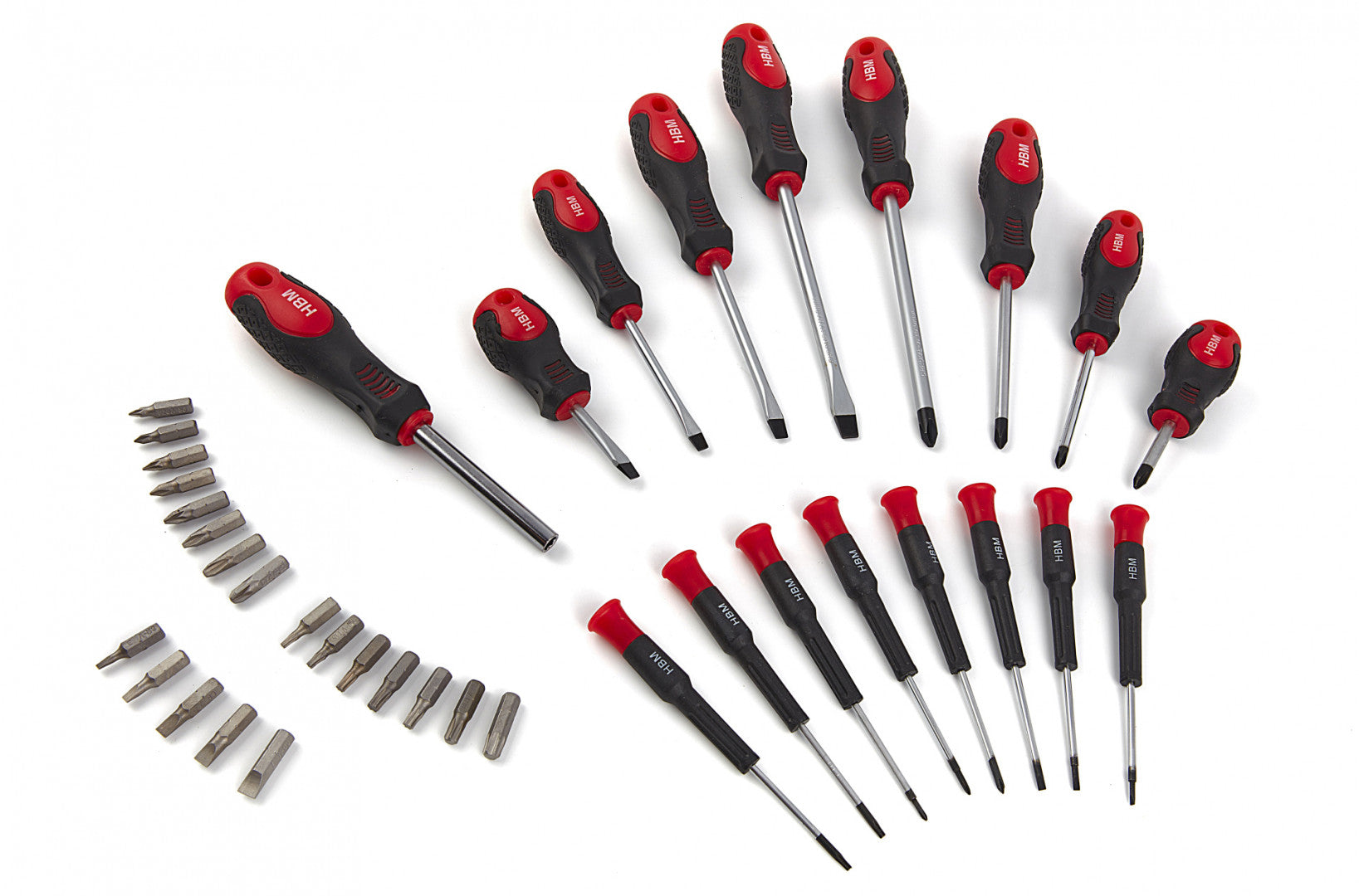 Set giraviti, set di cacciaviti, con supporto e inserti