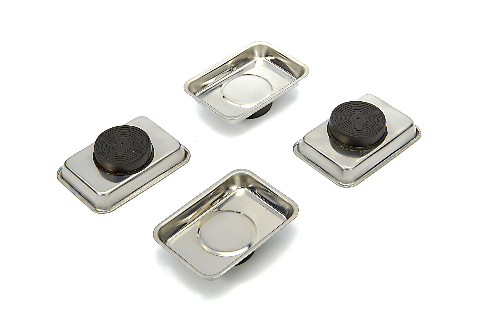 Serie di vaschette magnetiche, acciaio inox, 26 x 93 mm