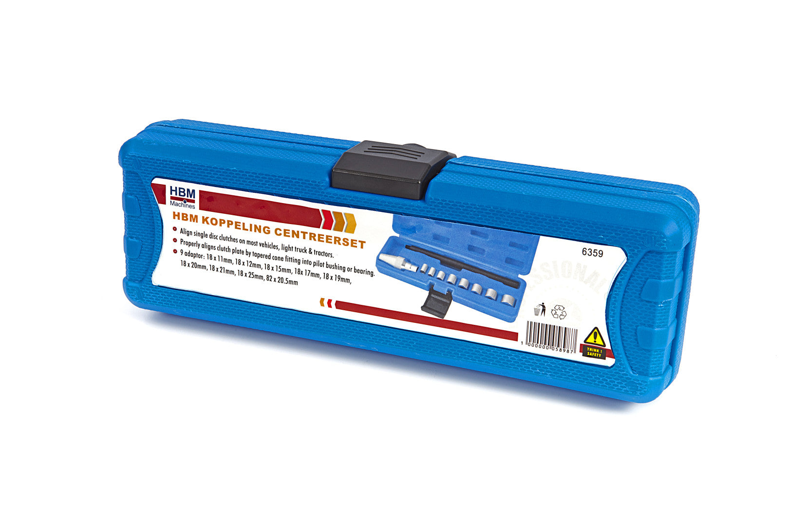 Set universale di strumenti per allineamento frizione, 17 pz.