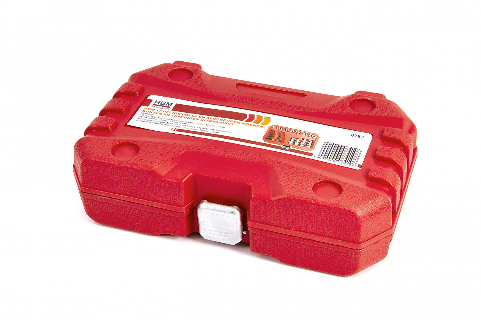 Set di estrattori di bulloni, 17 pezzi, set di rimozione di bulloni e dadi a impatto, estrattore di dadi spelati, set di bussole di estrazione per la rimozione di bulloni danneggiati, viti per dadi, Hbm