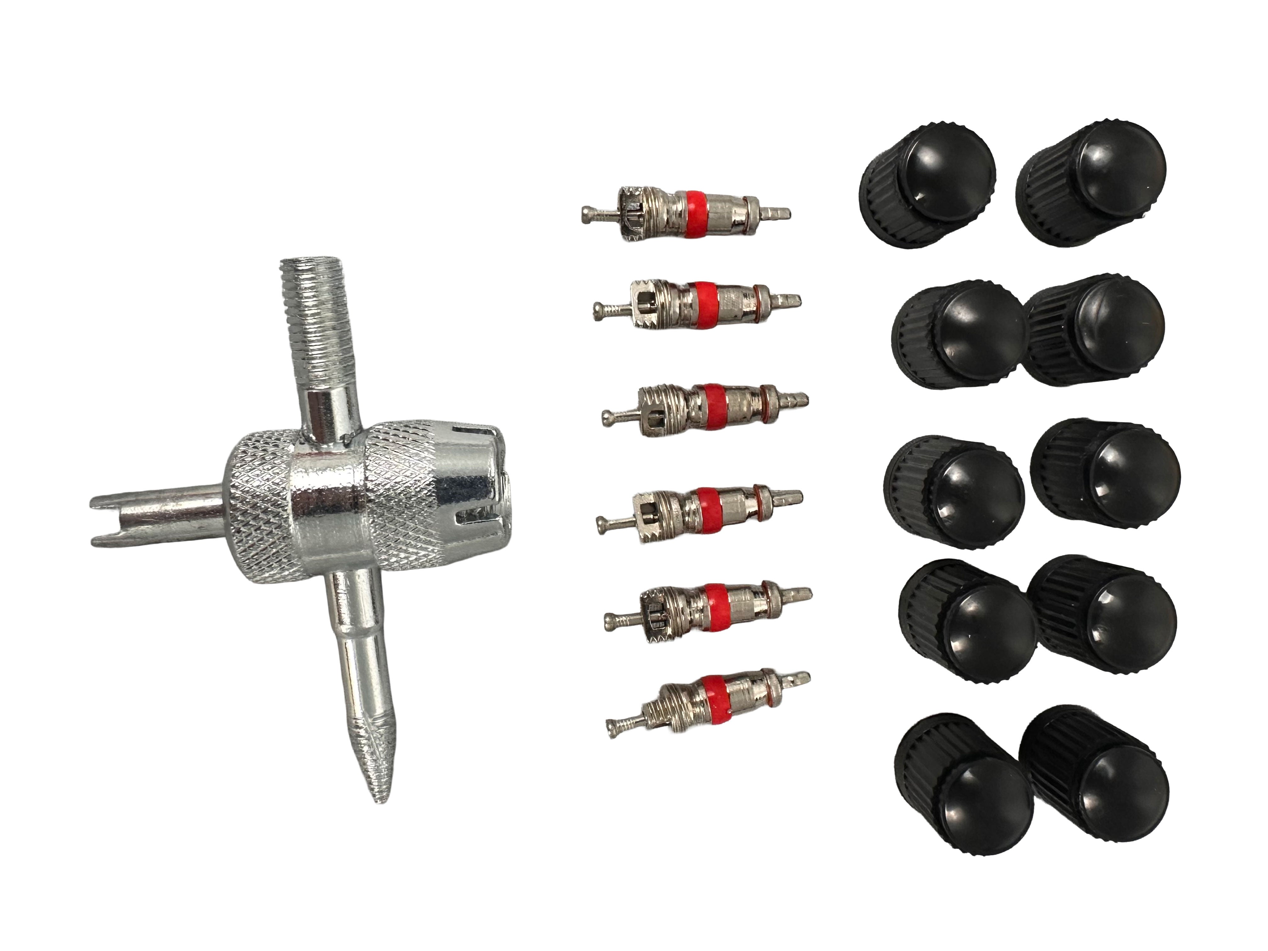 Set di leve con manico, include barra a testa cilindrica, leve a barra piede di porco, per pneumatici 13 pezzi Gebo Tools