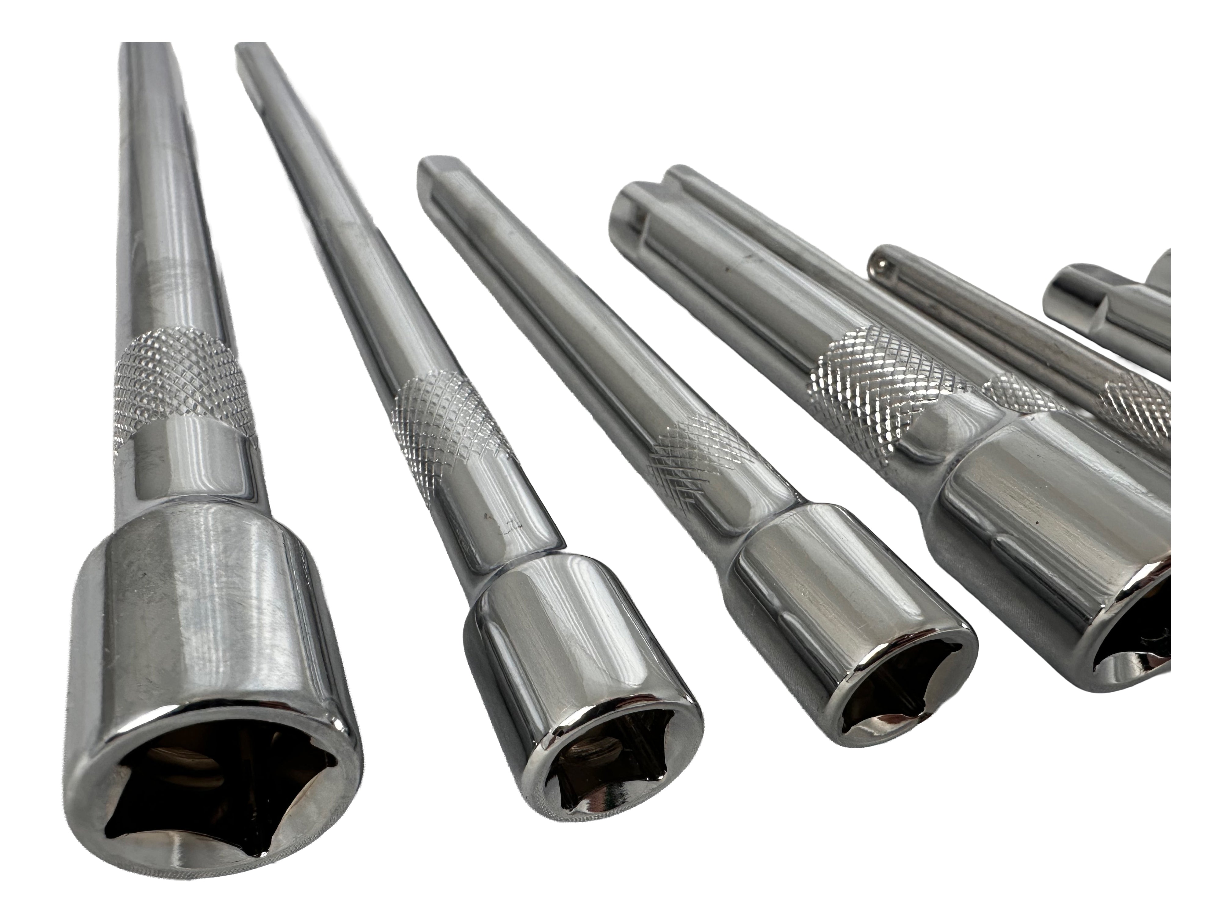 Set di prolunghe per chiave a bussola, a cricchetto estensioni, adattatore, giunto cardanico, raccordi per auto e industriali, 9 pezzi Gebo Tools
