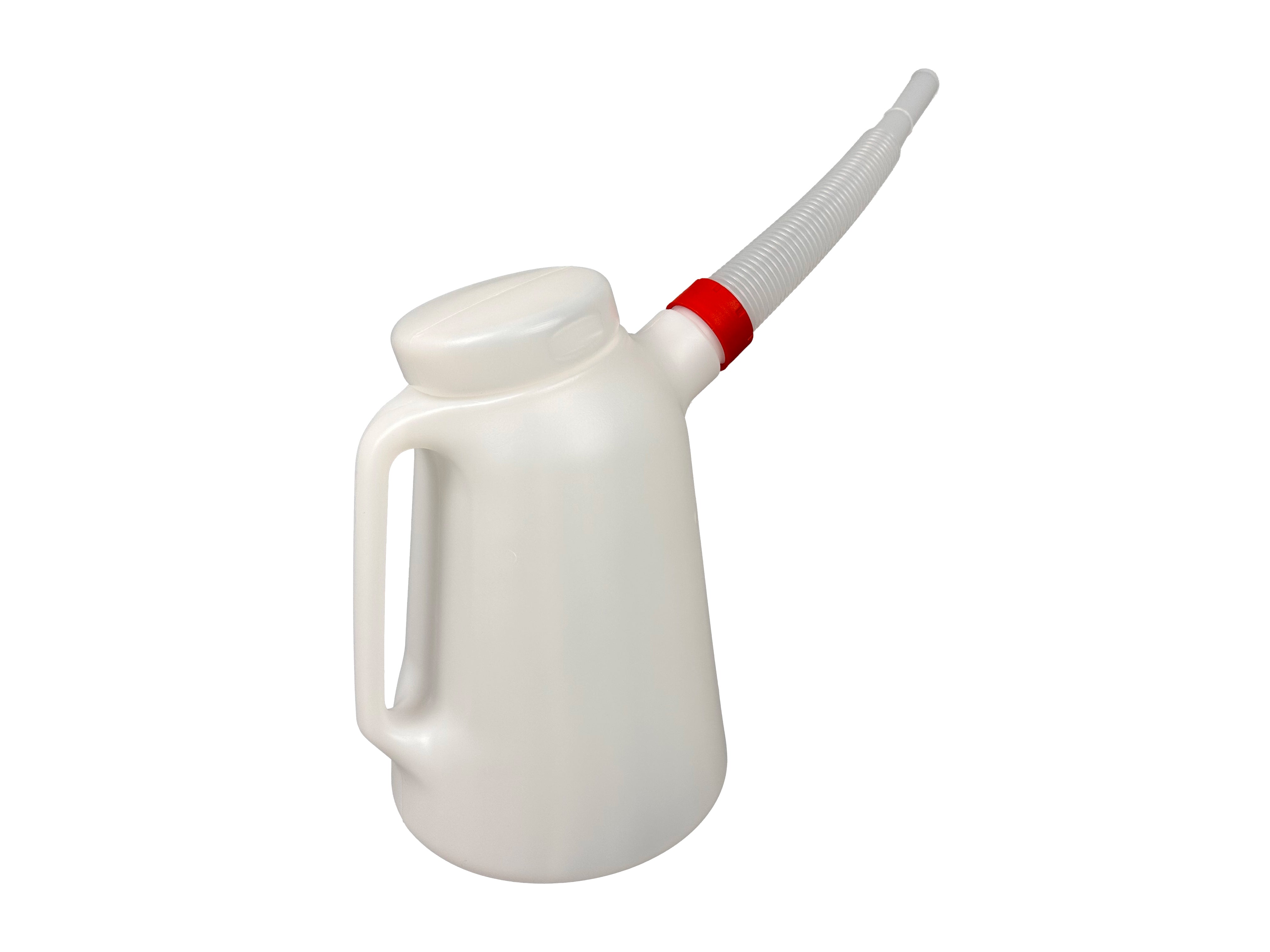 Contenitore con coperchio e tubo flessibile per olio e antigelo, contenitore per olio fluido, caraffa con beccuccio, 5 litri Gebo Tools